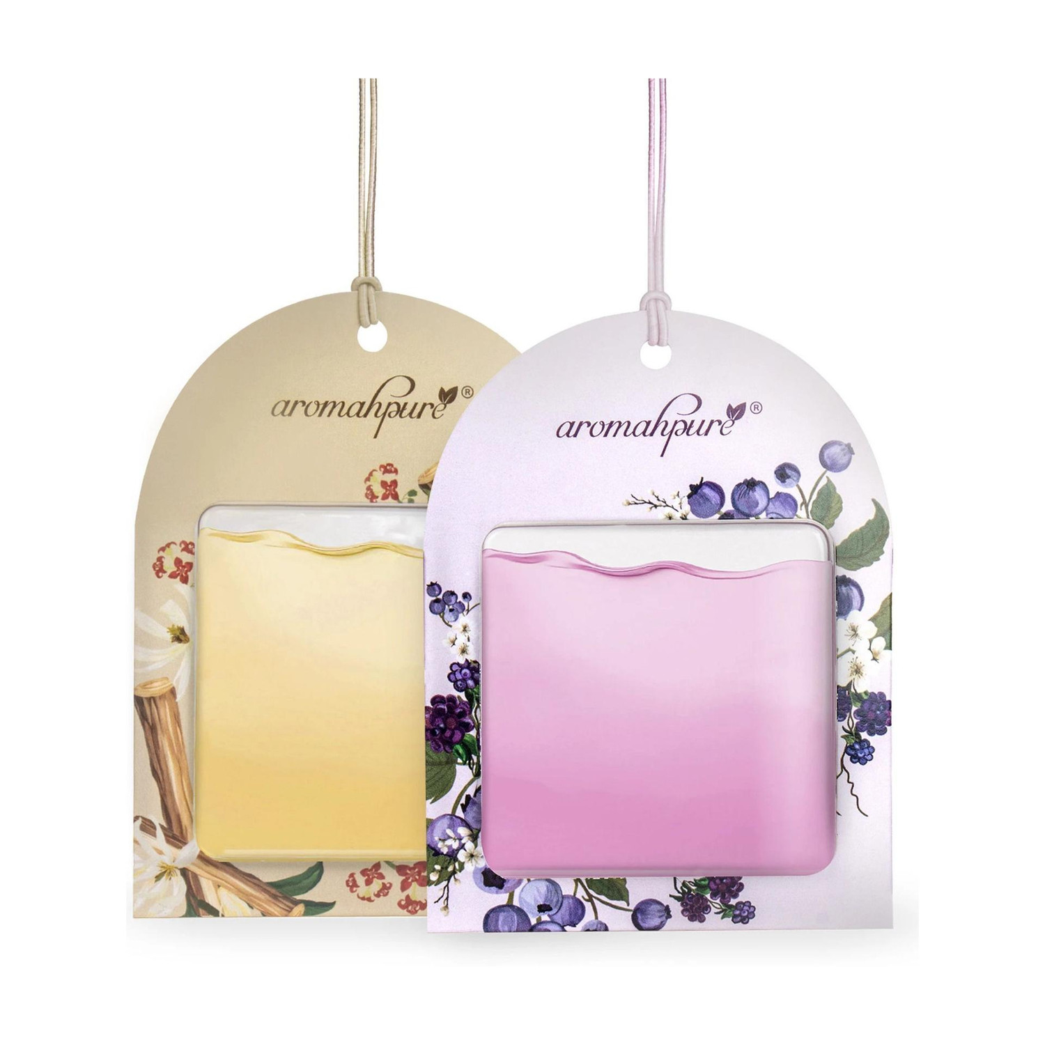 Image of Aromahpure Ocean Car Freshener Diffuser Gel Wink Hanging Perfume|Pack of 3| Long-Lasting Up to 30 Days (22.5 ml)