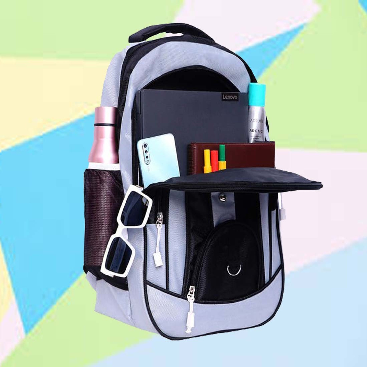 Image of AMERICAN TOURISTER Medium 30 L Laptop Backpack Segno 01 (Black)