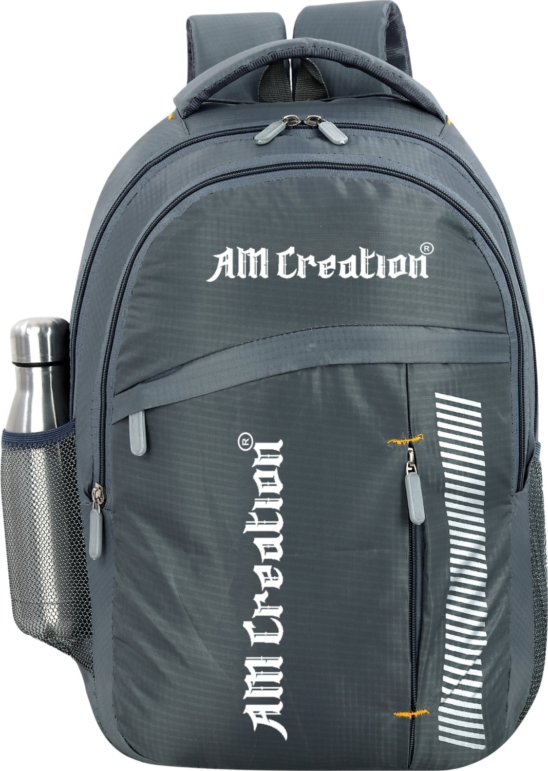 Image of AM Creation laptop bag Casual school college (PACK OF 3) Waterproof Backpack (Black, Grey, 28 L)
