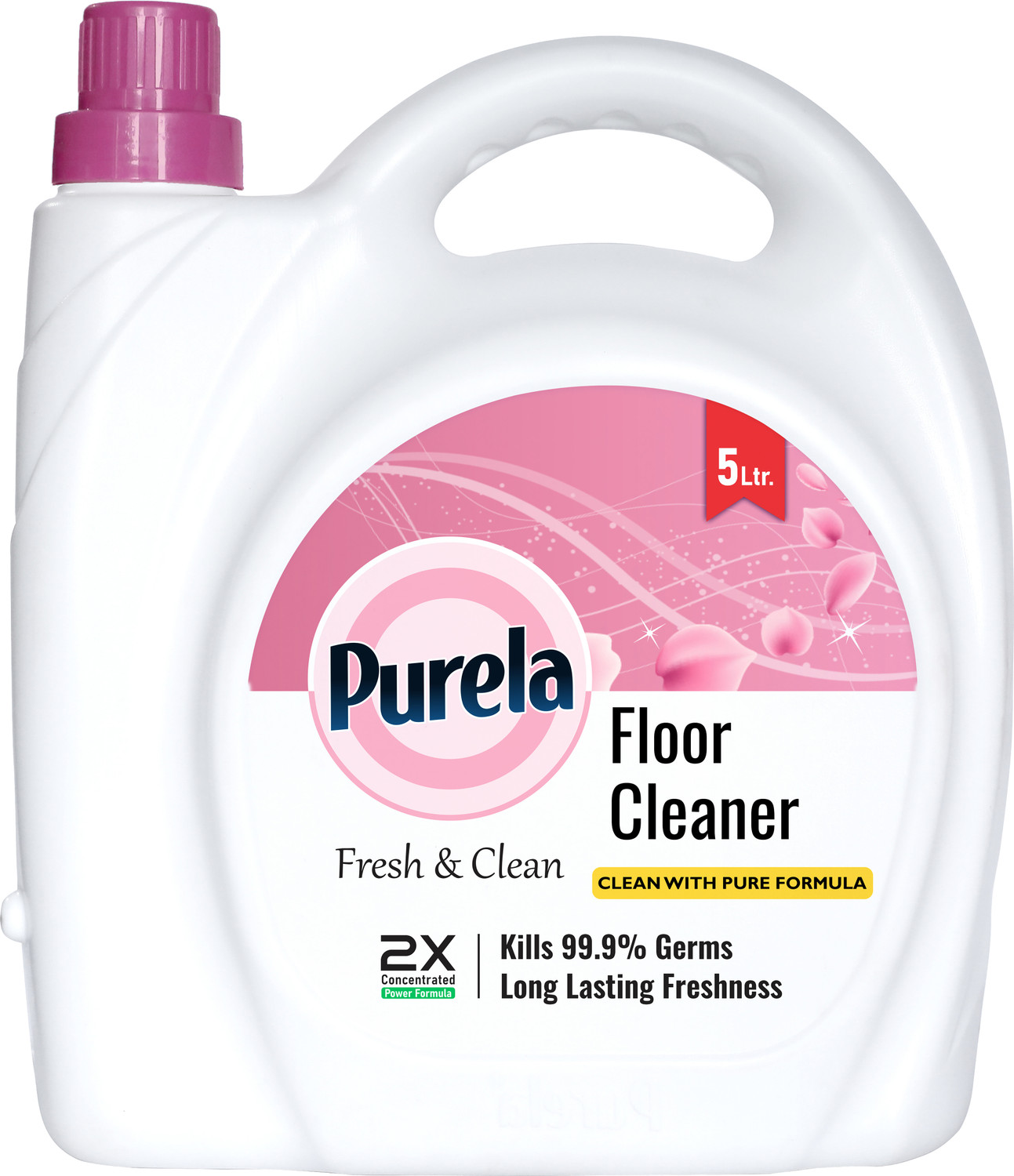 Image of Vim Lavender Floor Cleaner Liquid for Tiles Marble Granite Kills 99.9% Germs Lavendar (5 L)