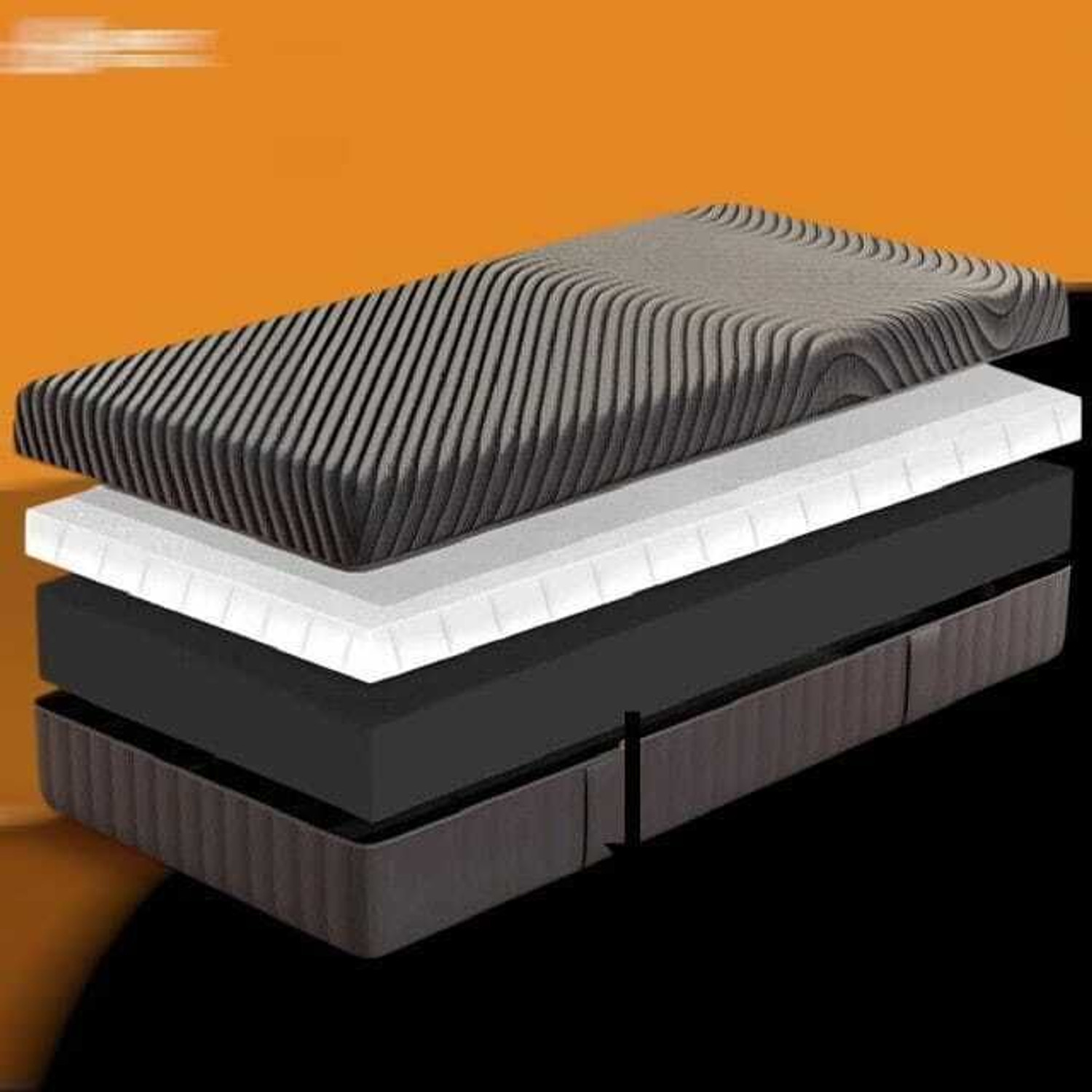 Image of KGFM-7348N 6 inch Double Memory Foam Mattress (L x W: 72 inch x 48 inch)