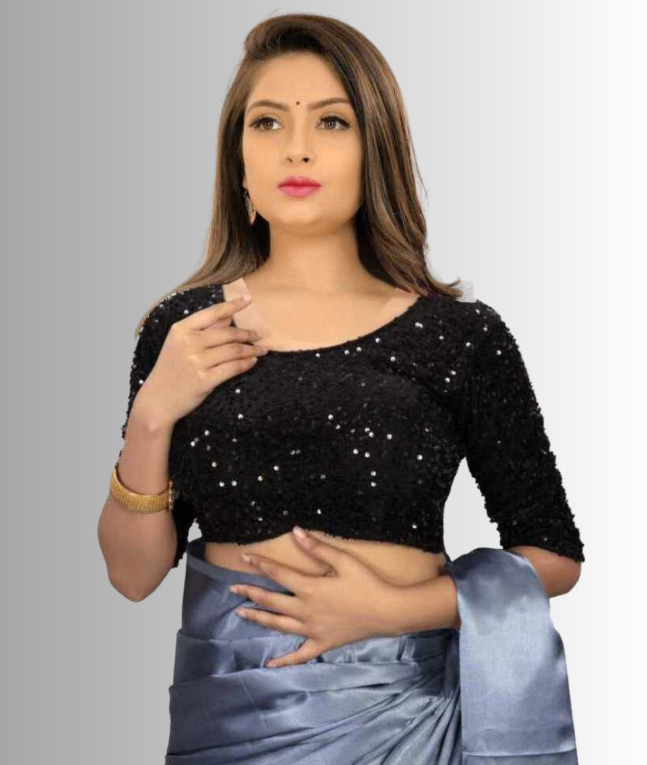 Image of AartiGarment Round Neck Women Blouse