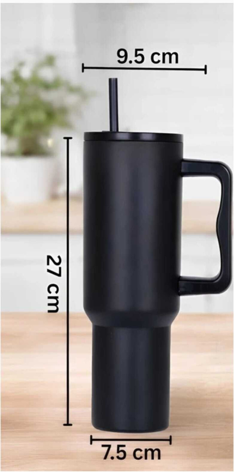 Image of SPARKPLUG Black tumbler 1200 ml Stainless Steel Sipper (Pack of 1, Black)