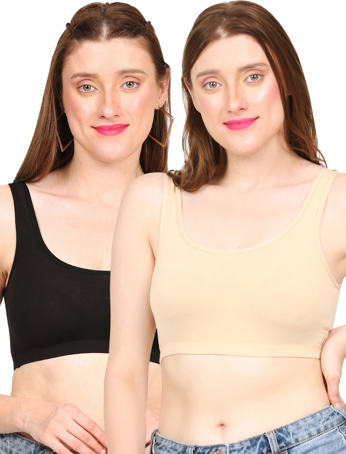 Image of Fabme Women Full Coverage Non Padded Bra (White)