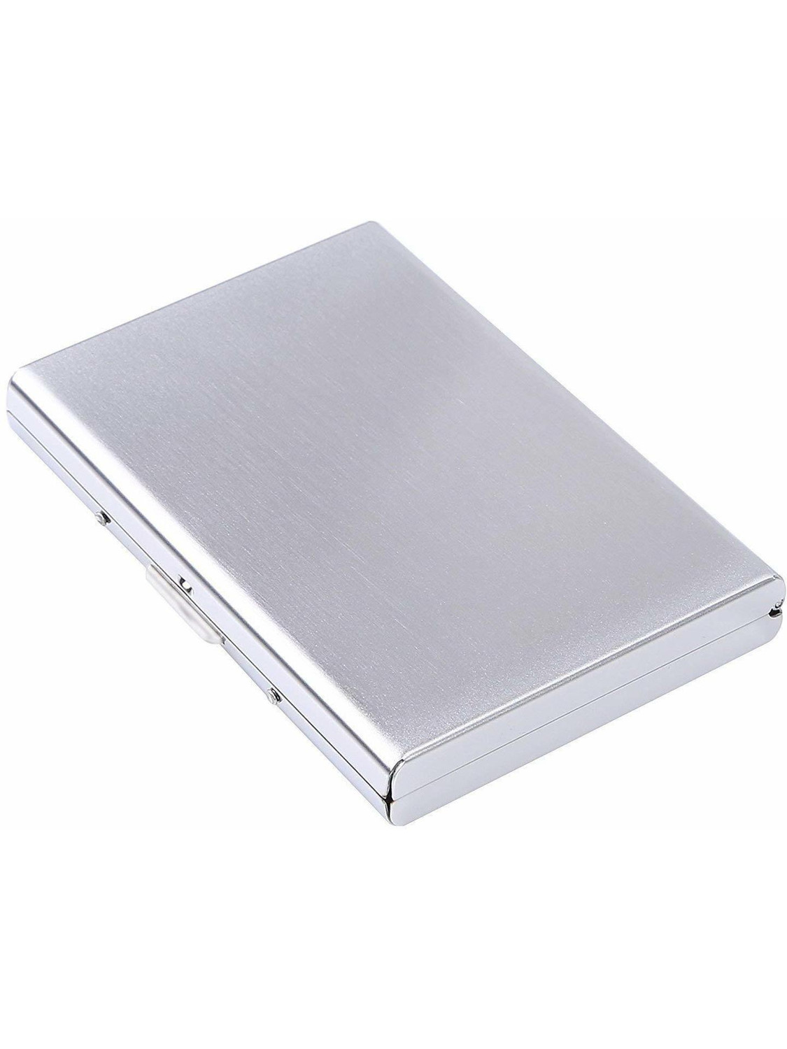 Yatee Men & Women Casual, Ethnic, Formal, Travel Silver Aluminium, Plastic RFID Card Holder - Mini (6 Card Slots) - Image 1
