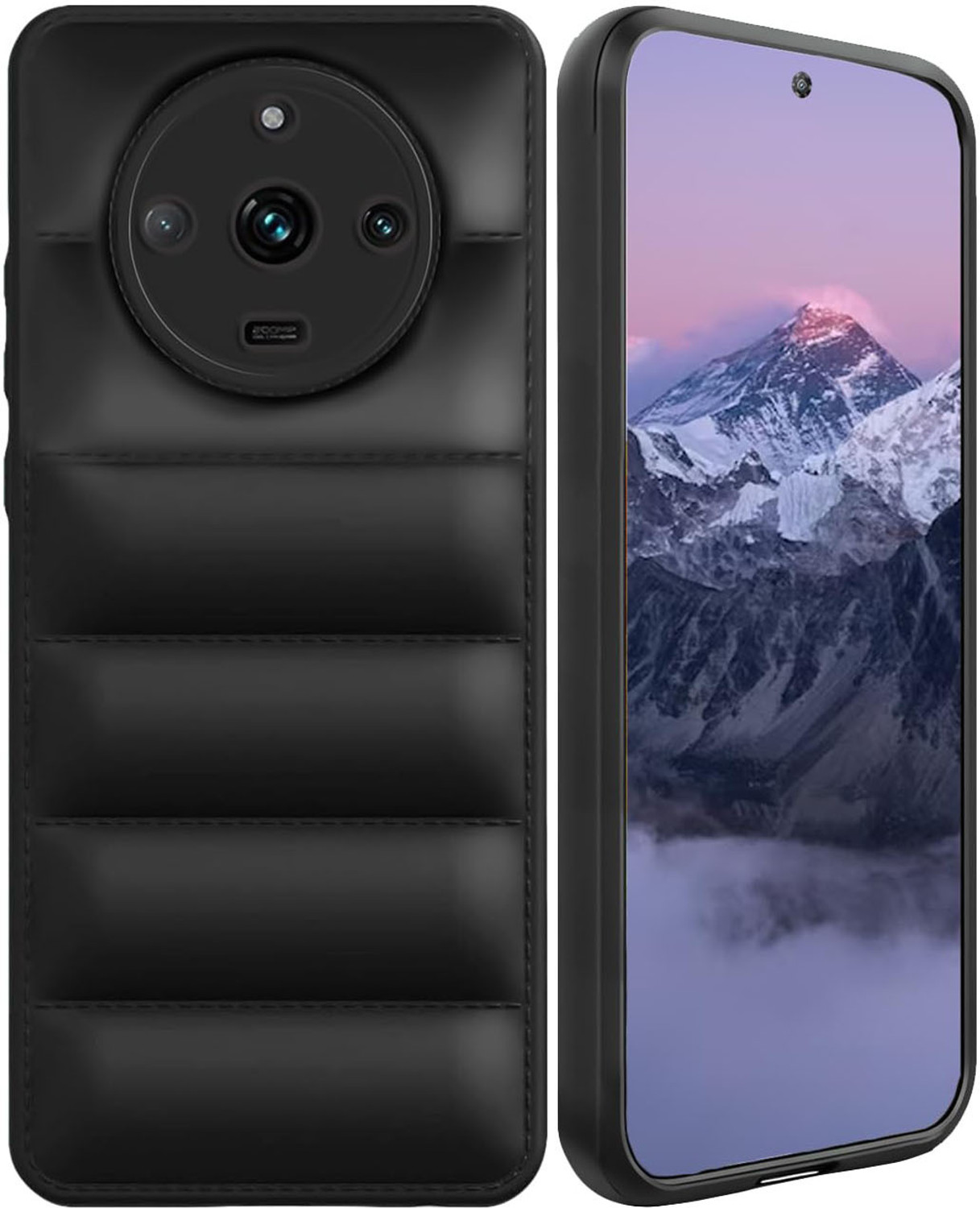 Image of Artistque Back Cover for Realme Narzo 60 5G (Black, Flexible, Silicon, Pack of: 1)