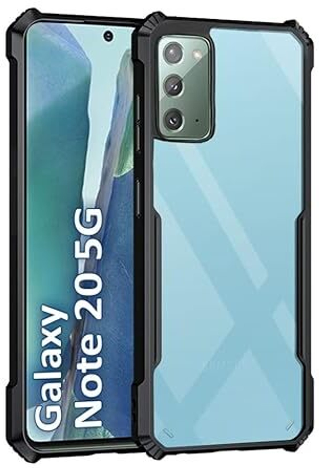 Image of REALCASE Back Cover for Samsung Galaxy Note 20 (Black)