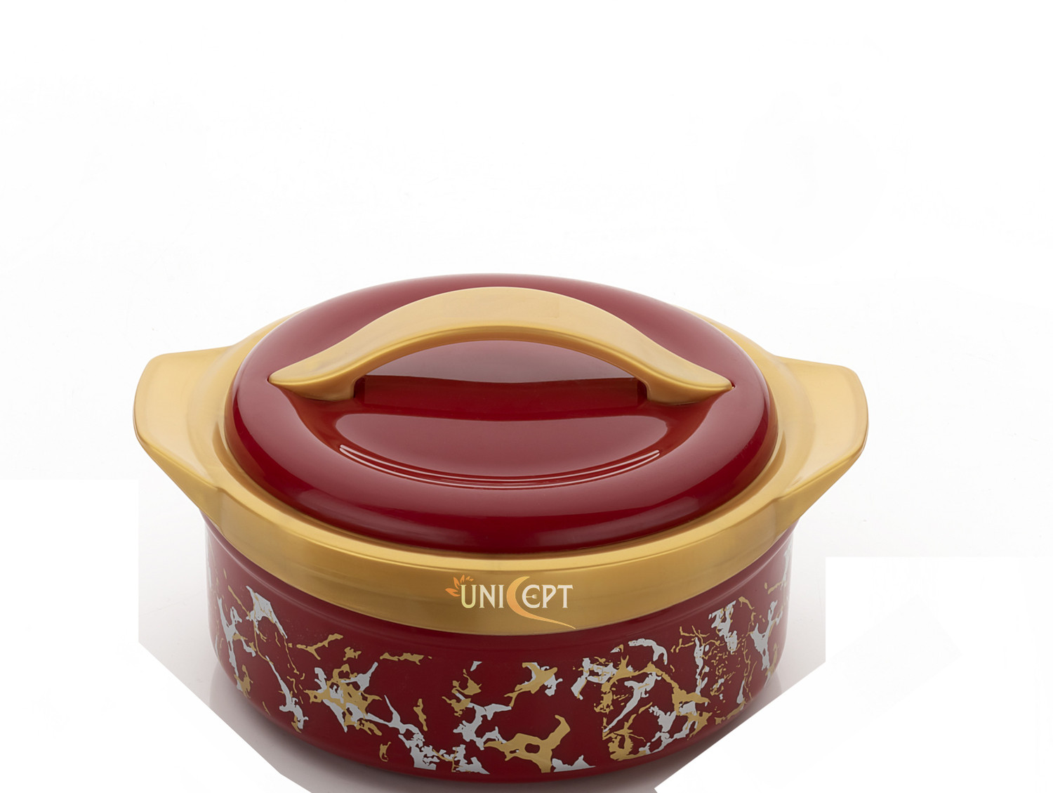 Image of Raghunandan Printed Casserole with Lid for Roti /Chapati || Hot Pot for Hot Meal /Curry Thermoware Casserole (2500 ml)
