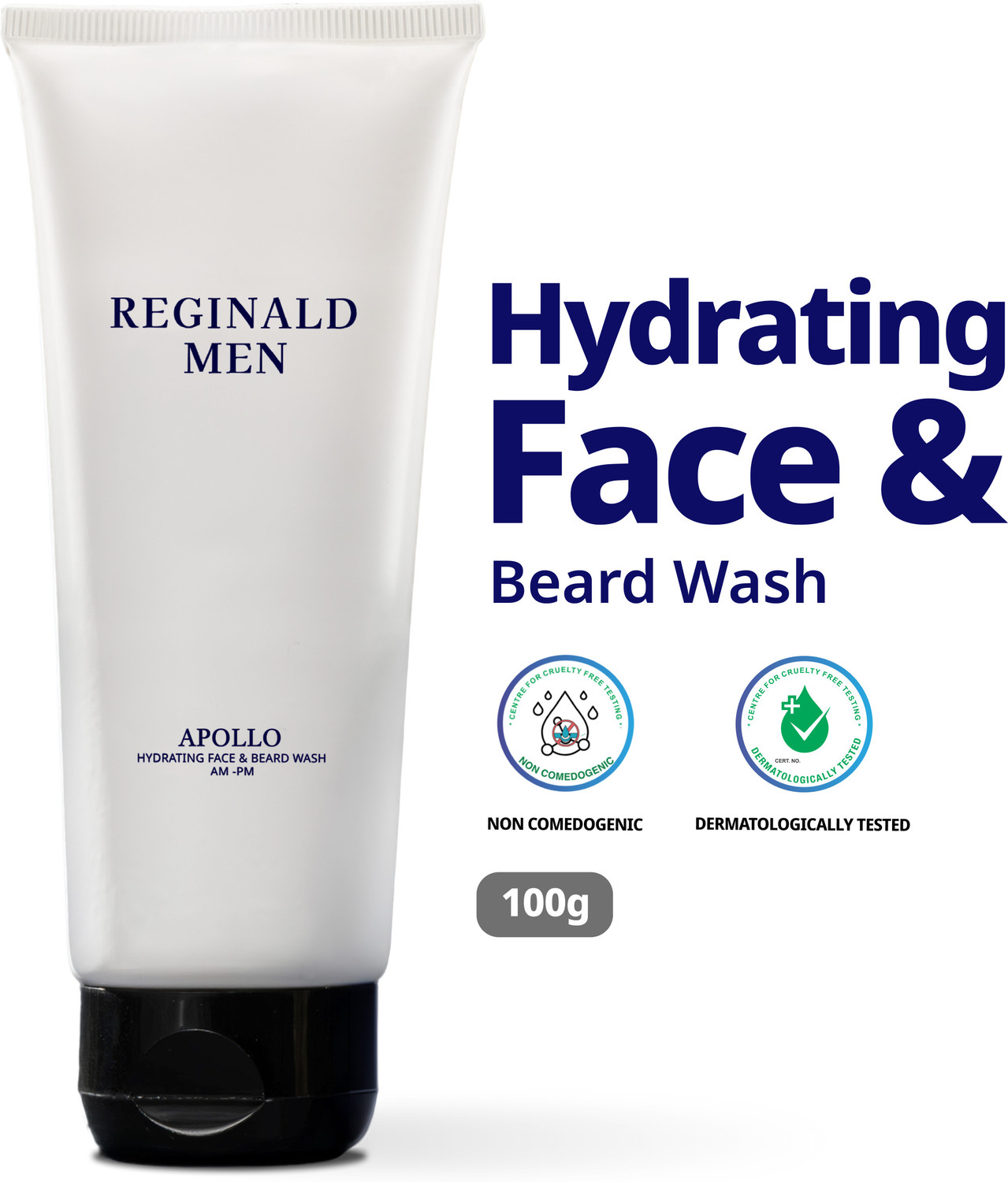 Reginald Men Hydrating Face & Beard Wash - Image 1