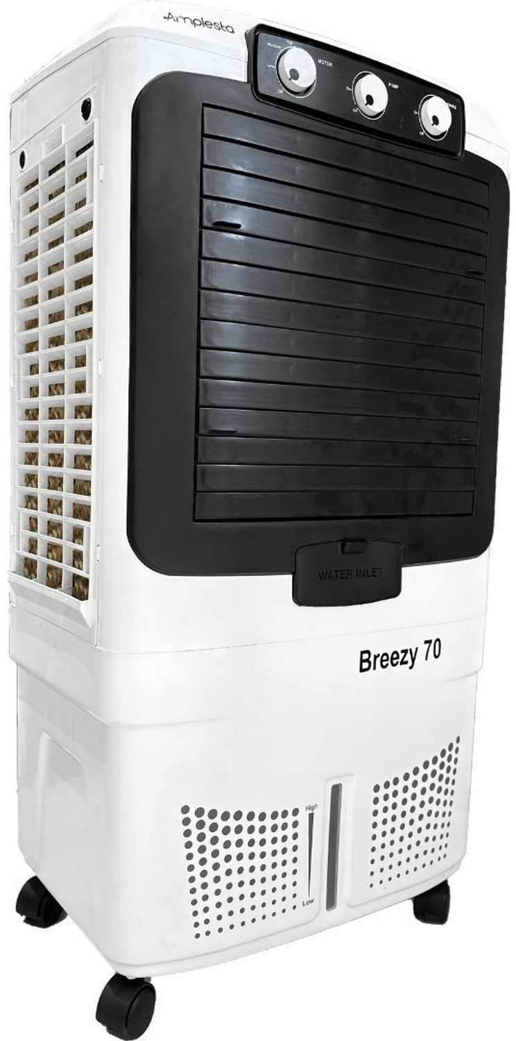 Image of Decor 70 L Room /Personal Air Cooler (Grey, White, Air Cooler for home | High Air Delivery 35)