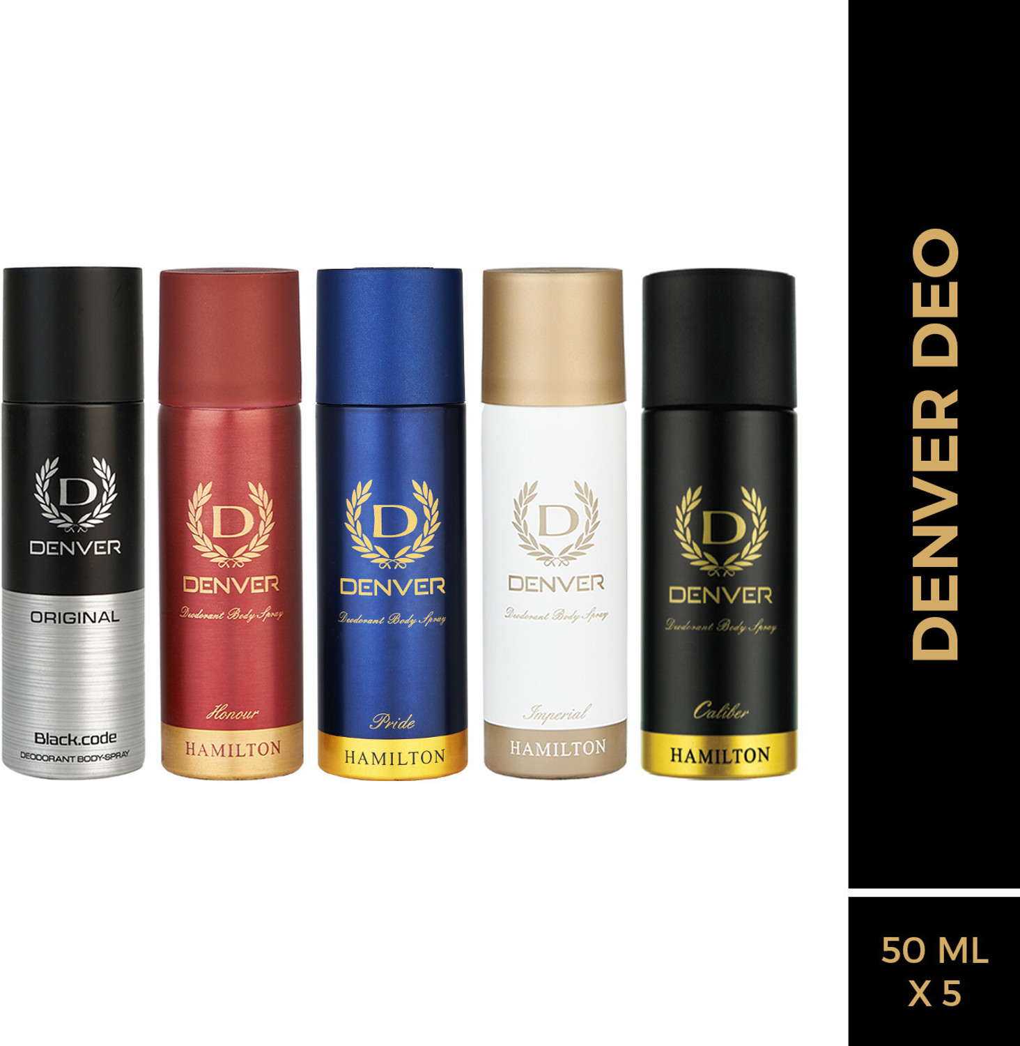 DENVER Pride Nano Deo 50 ml Black - Image 1