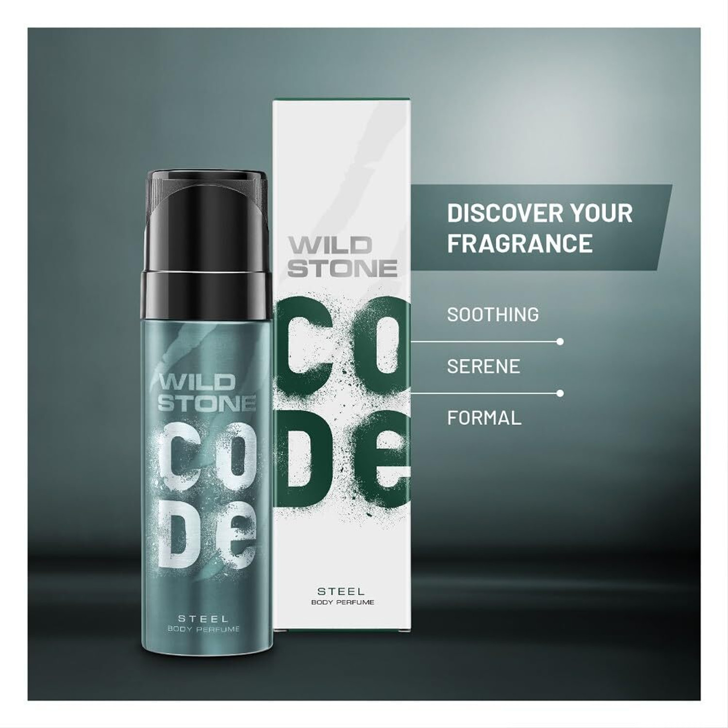 Image of Wild Stone Code Steel Combo 120 ml each Perfume Body Spray - For Men (240 ml, Pack of 2)