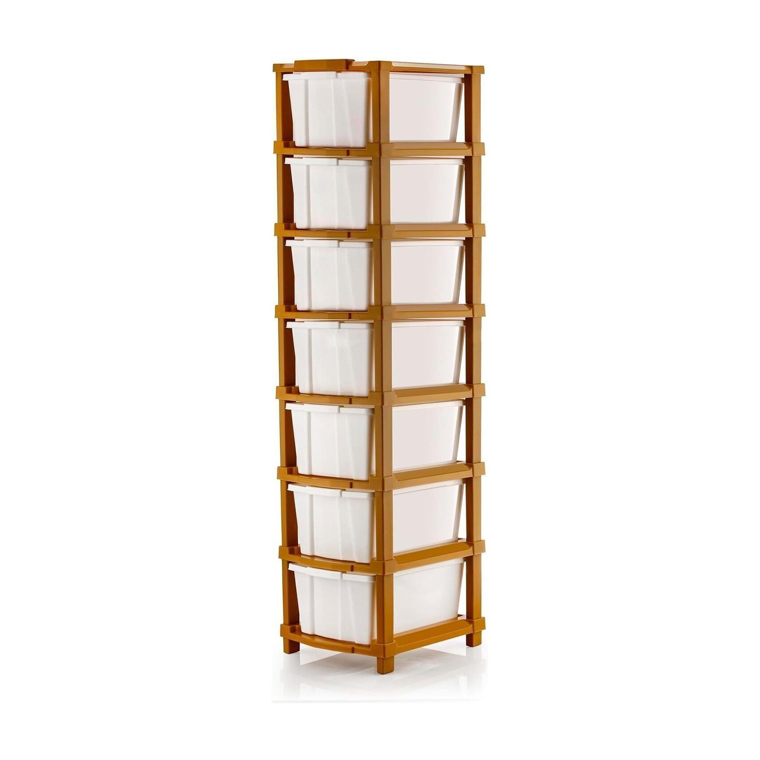 Flipkart.com | AK10ZONE 7 Compartments Plastic Floor Mount - Floor Mount