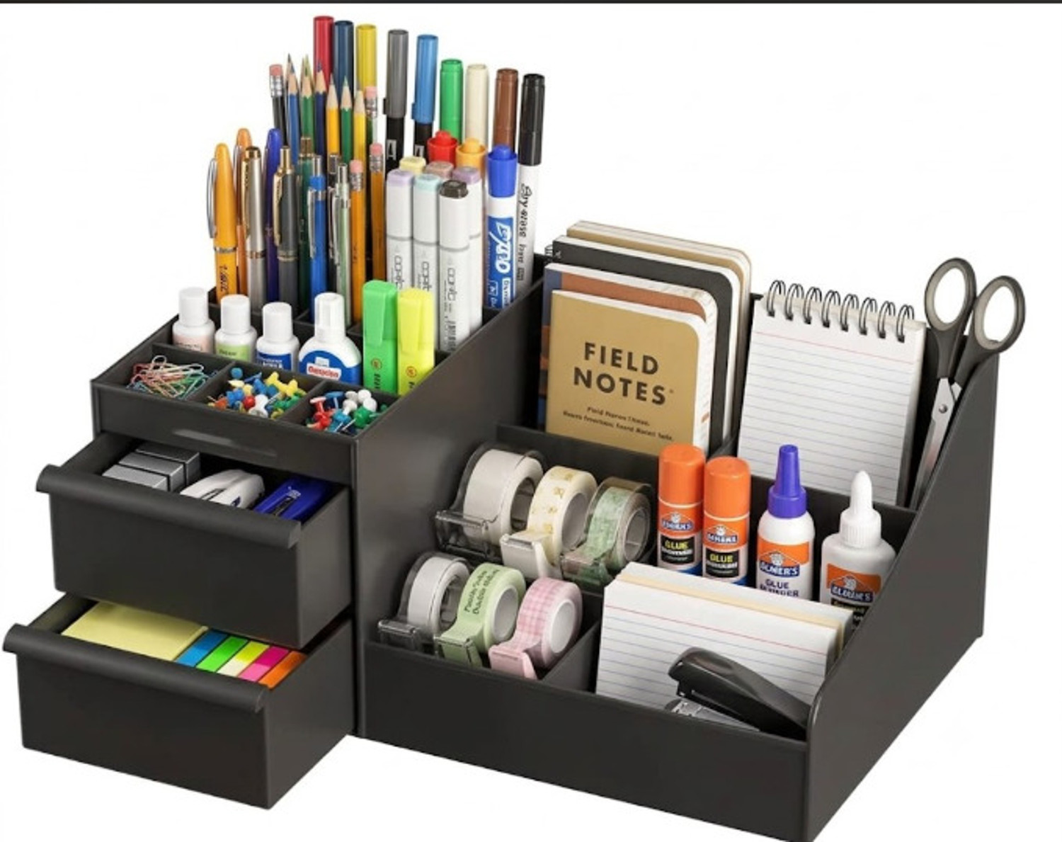 Rudrisha 9 Compartments Plastic Cosmetic Storage Organiser Price in India - Buy...