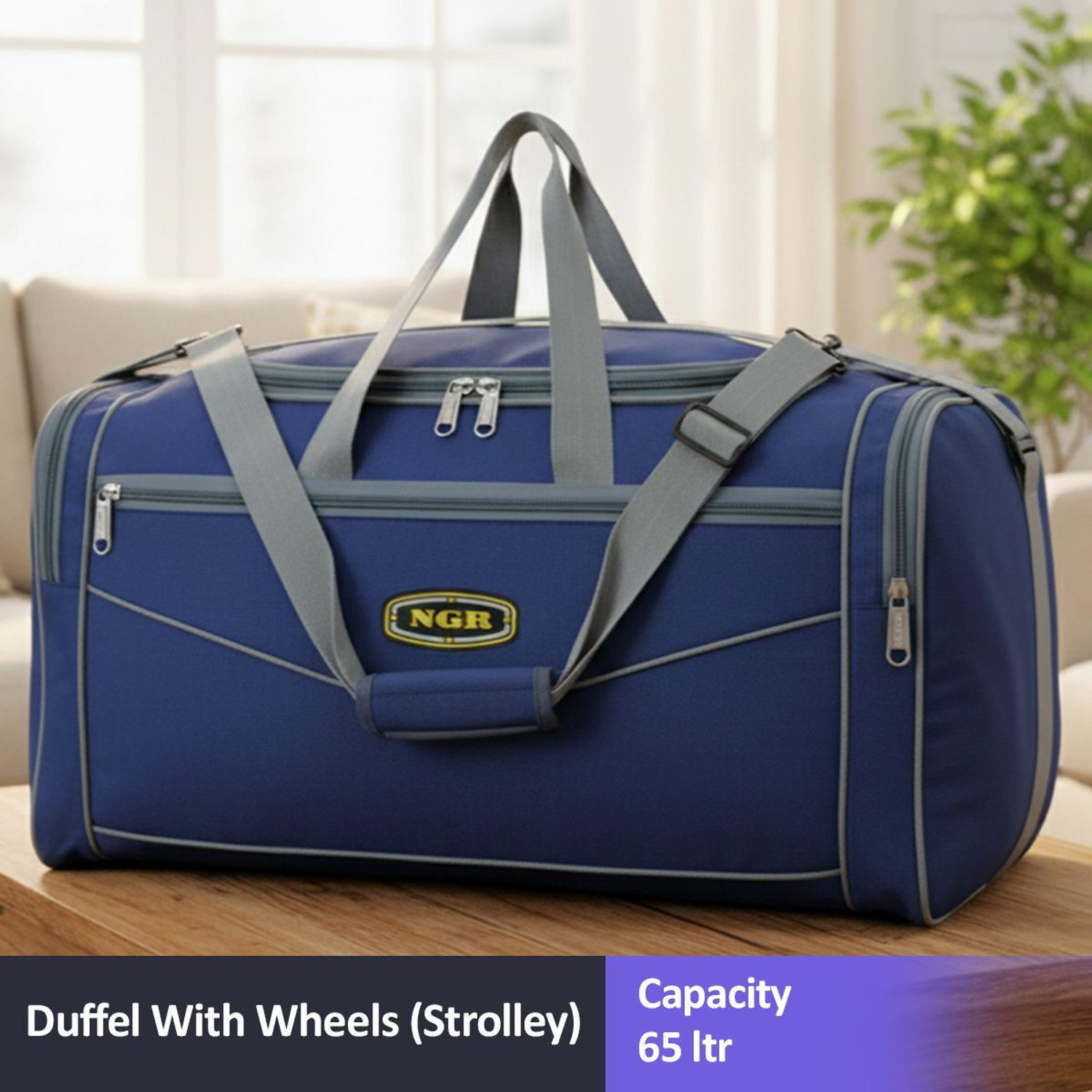 NGR FASHION (Expandable) NGR FASHION 70 L Strolley Duffel Bag - WRN-70L 24...