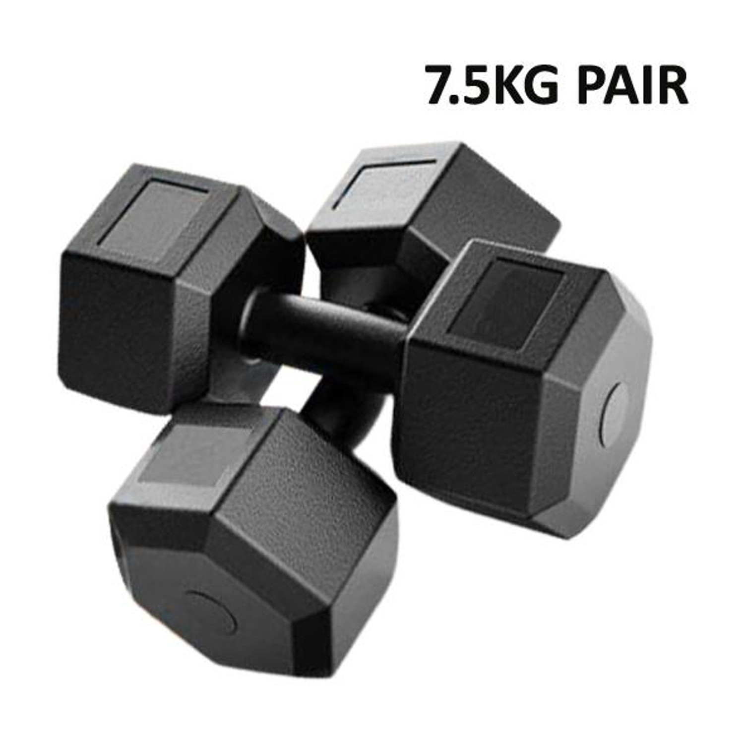 Image of Sports Era PVC `Set 10 KG X 1 PCS, Hex , Home Gym Fixed Weight Dumbbell (10 kg)