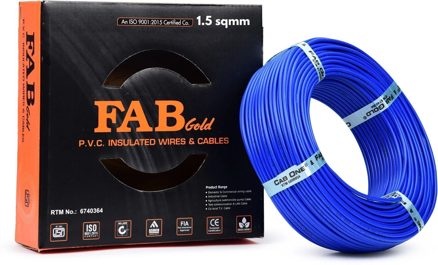 Image of GrahLogy 6mm Flat Aluminium Wire 10 Mtr Heavy Duty Cable for Electric Fitting, PVC Coated 6 sq /mm Black 10 m Wire (Black)