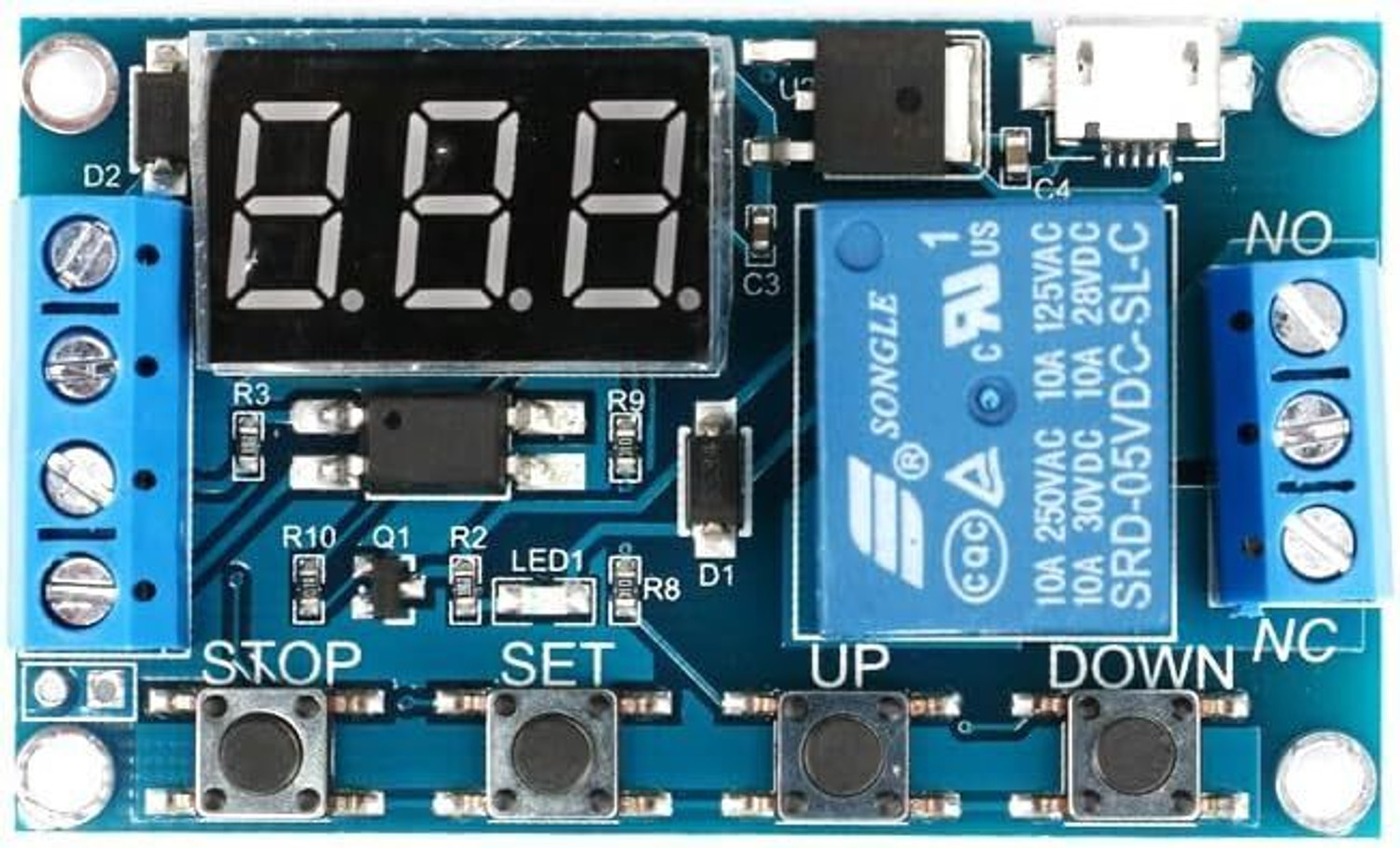 Image of ELECSYNERGY W1209 Digital Thermostat Temperature Sensor and Controller Electronic Components Electronic Hobby Kit