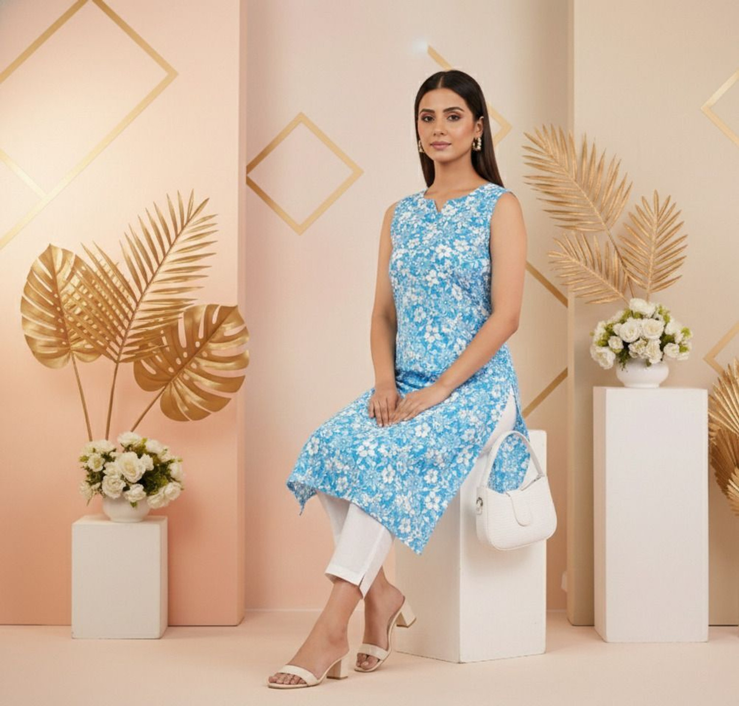 Rhyslabis Women Kurta and Pant Set Price in India - Buy Rhyslabis Women Kurta and...