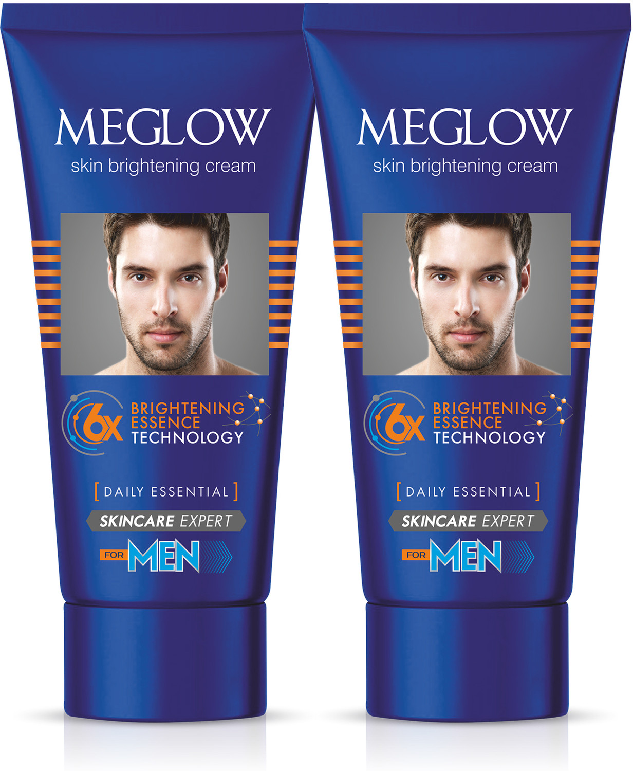 Image of meglow Skin Brightening Cream, Glycolic & Kojic Acid, Dark Spot Removal Pack of 7 (105 g)