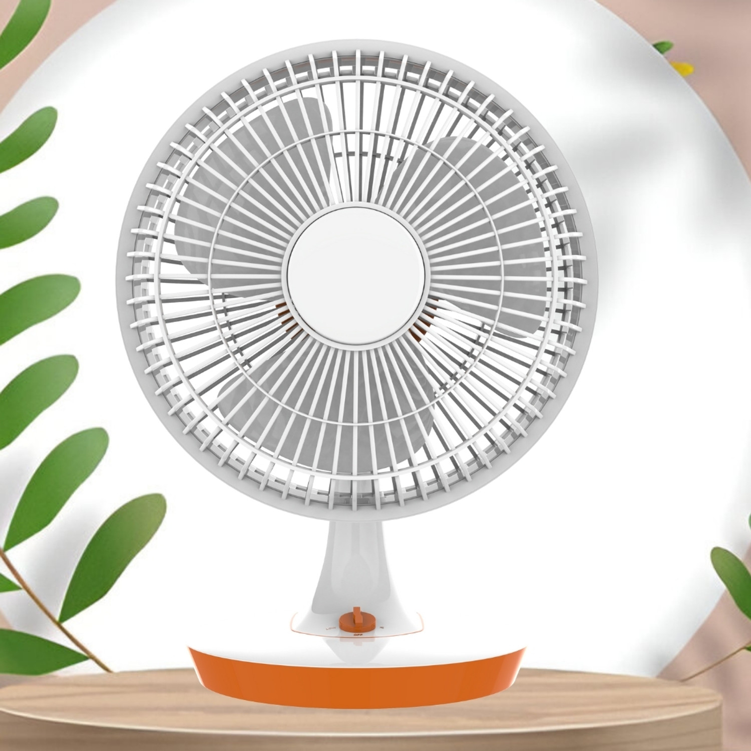 Image of PARADISEECOM 300 mm /12 inch Ultra High Speed Table Fan & Desk Fan, 3Blade For Home /OfficeN310 Silent Operation 300 mm Table Fan (5 Star | White | Pack of 1)