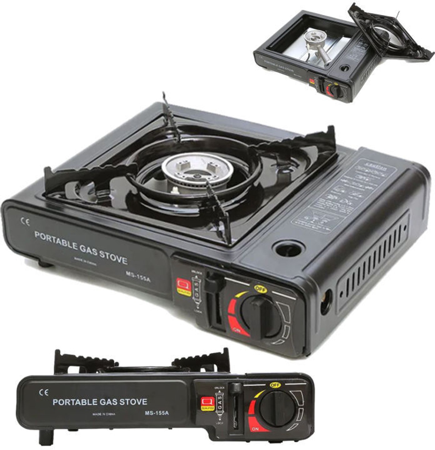 Image of QUALX 500 W Radiant Cooktop Push Button (Black, ISI Mark 2000W Shock-Proof only on earthing Electric Cooking Heater)