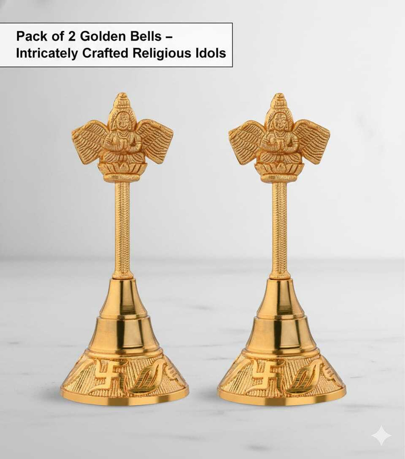 spidro Kuber Bell Aluminium Pooja Bell Price in India - Buy spidro Kuber Bell...