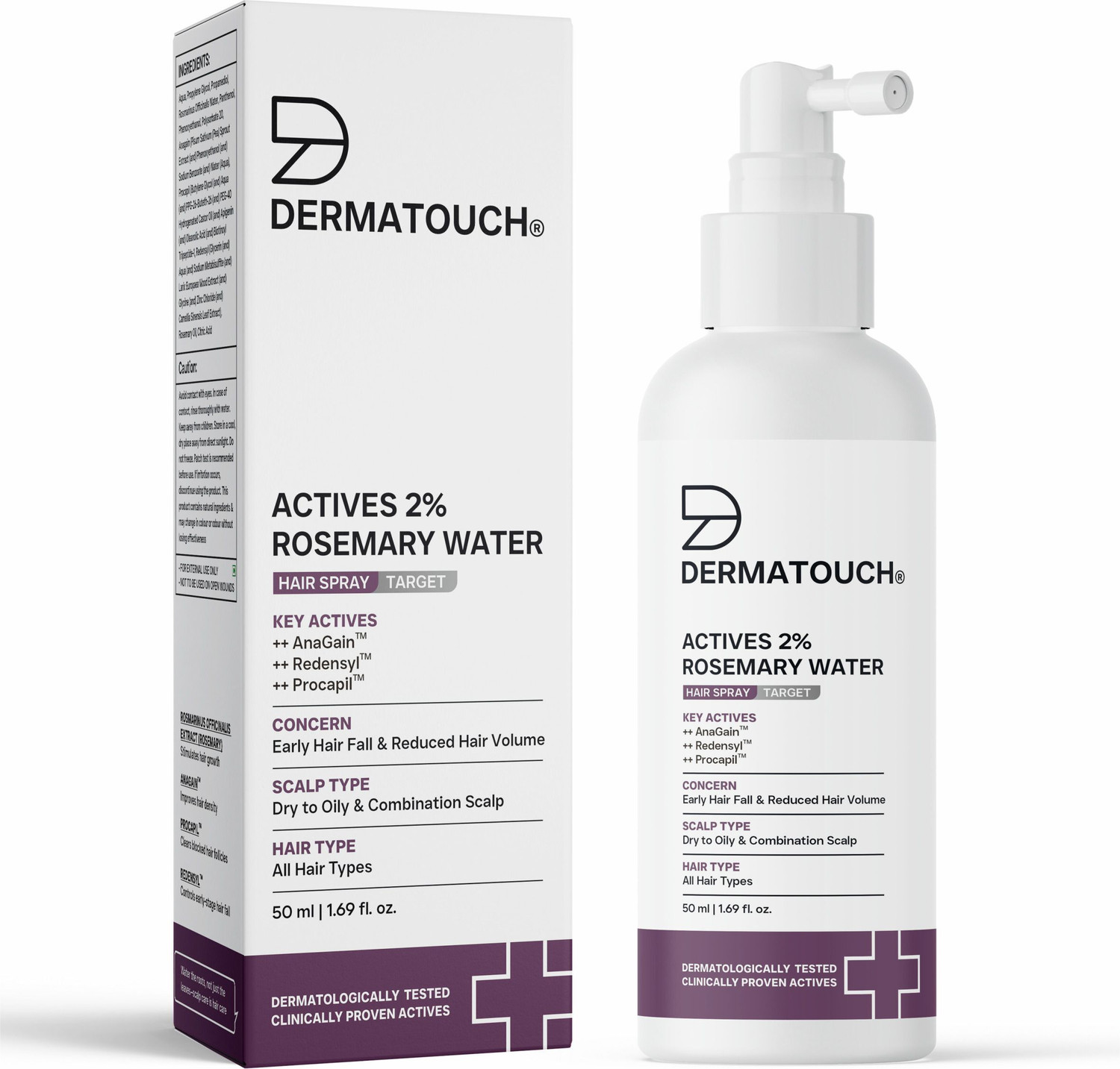 Dermatouch Rosemary Water Spray For Hair Growth 50ml - Image 6