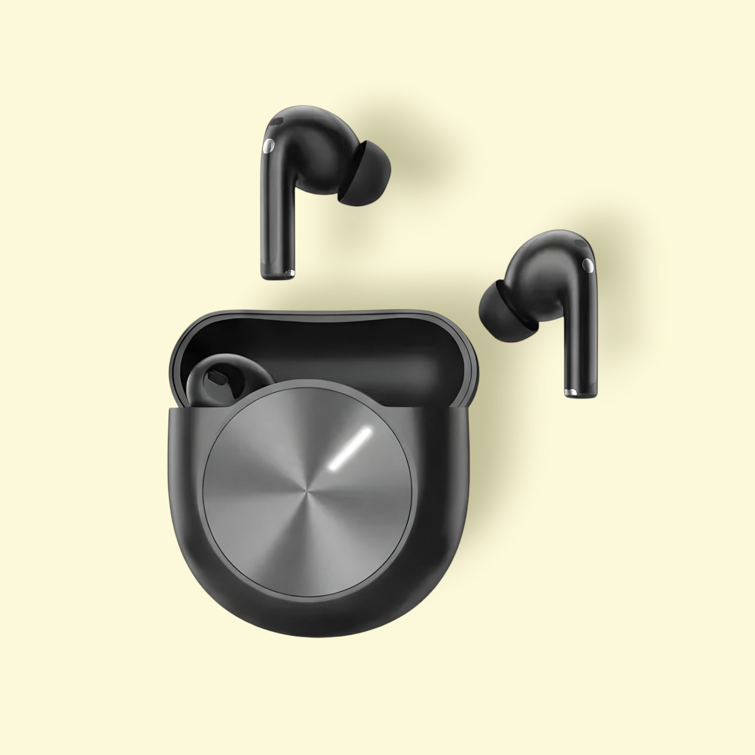 Image of TWS Master buds Pure ANC | 49dB 6 Mic ENC, 48Hr Playtime, Noise Cut 2C Bluetooth Headset (Black, True Wireless)