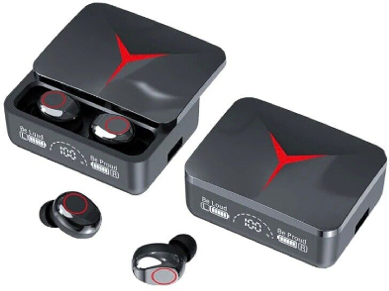 Image of Fitpro Q10 Two Pairs Double TWS Couple Headphones Ear Clip In-ear Earbuds Bluetooth Headset (White, On the Ear)