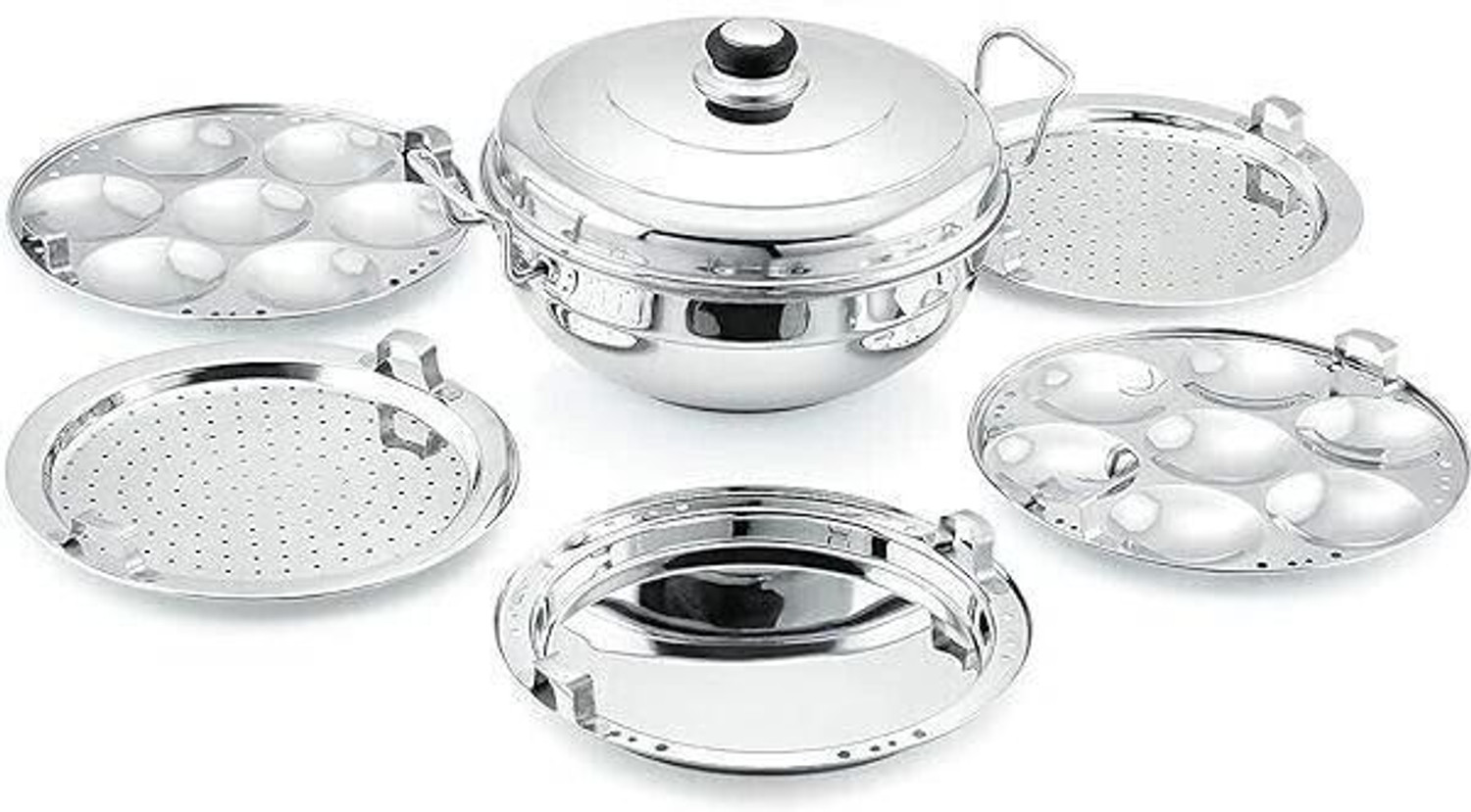 Image of MITHALI Induction & Standard Idli Maker (7 Plates , 14 Idlis )