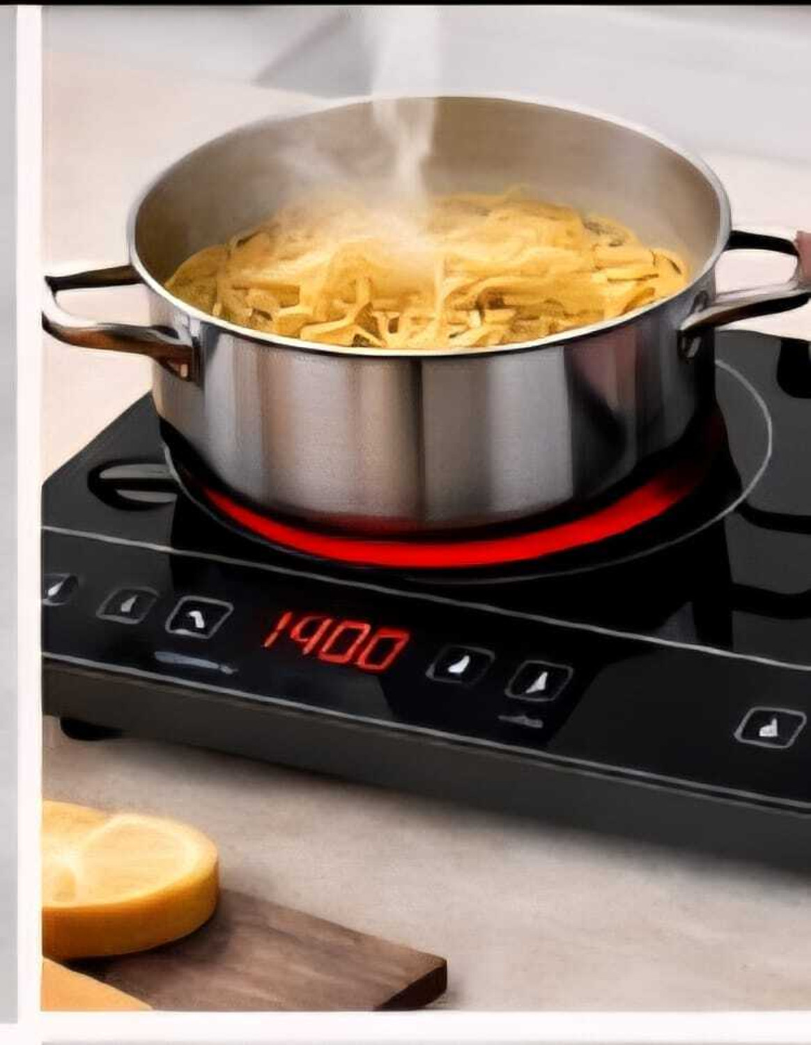 Image of Firstchoice 2200 W Infrared Cooktop Touch Panel (Black, FC 501)