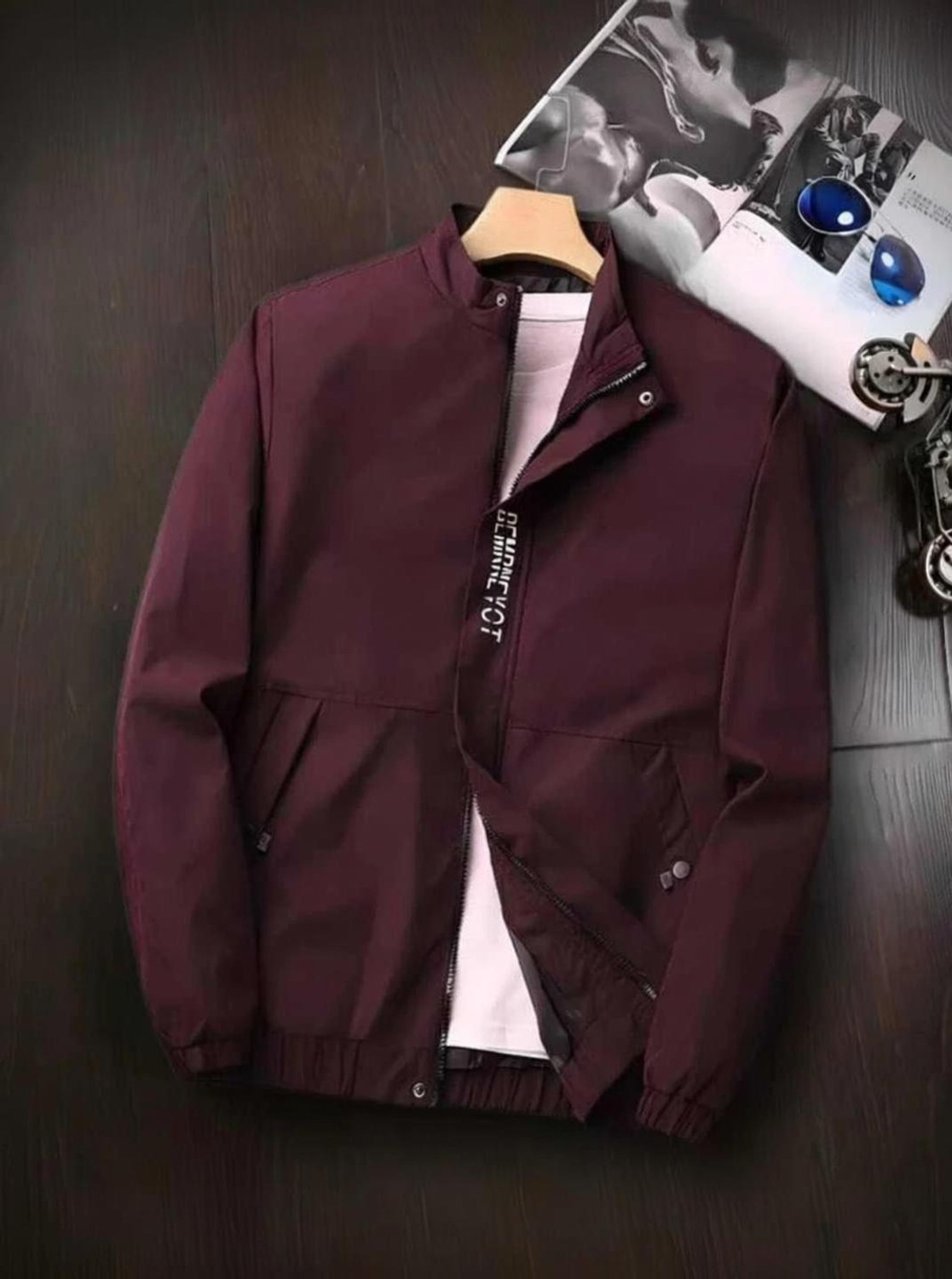 Image of MOTREX Men Solid Casual Jacket