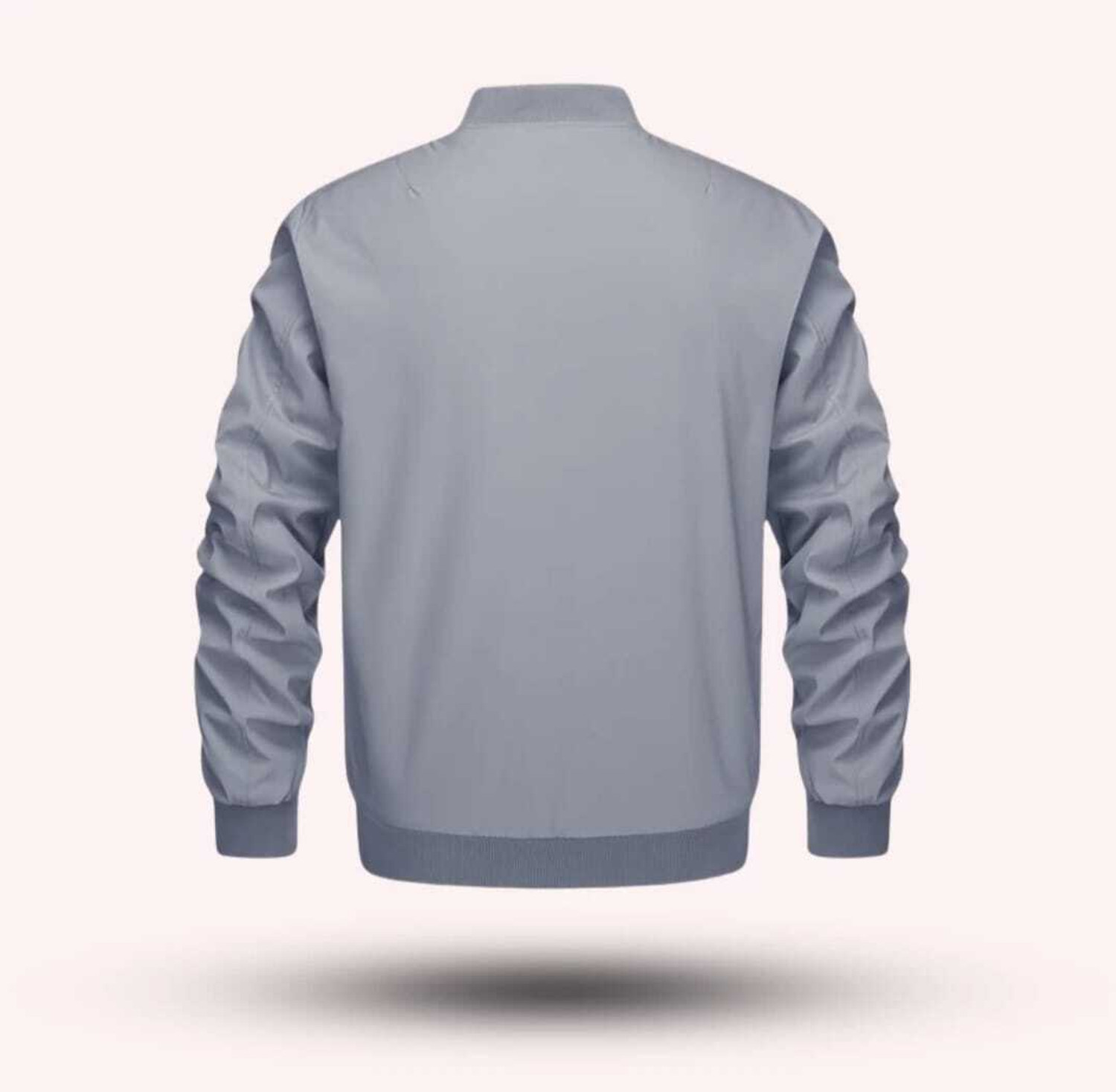 Image of FARQAD Men Solid Bomber Jacket