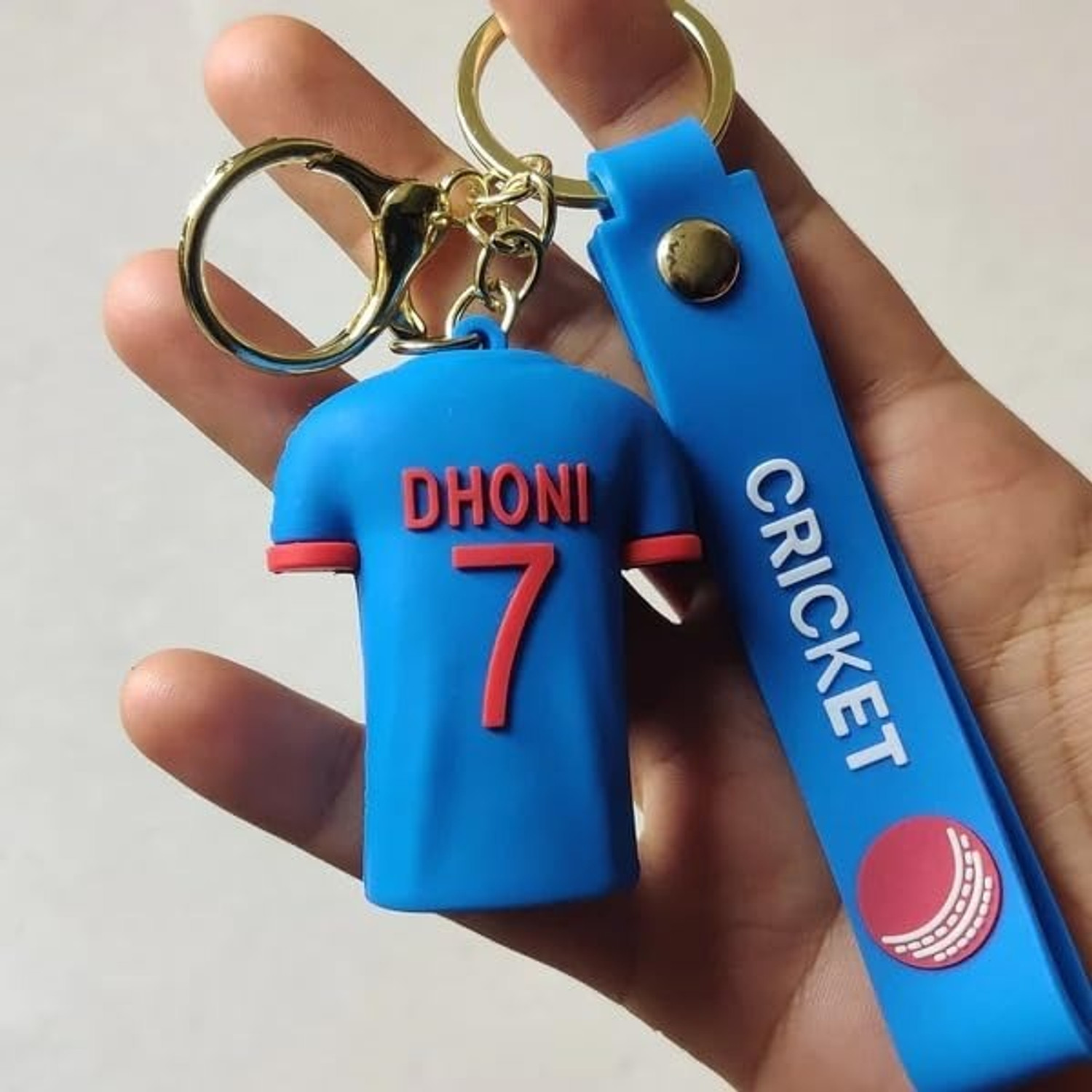 AARADHYAM MS Dhoni Jersey Number Seven T-Shirt - Image 1