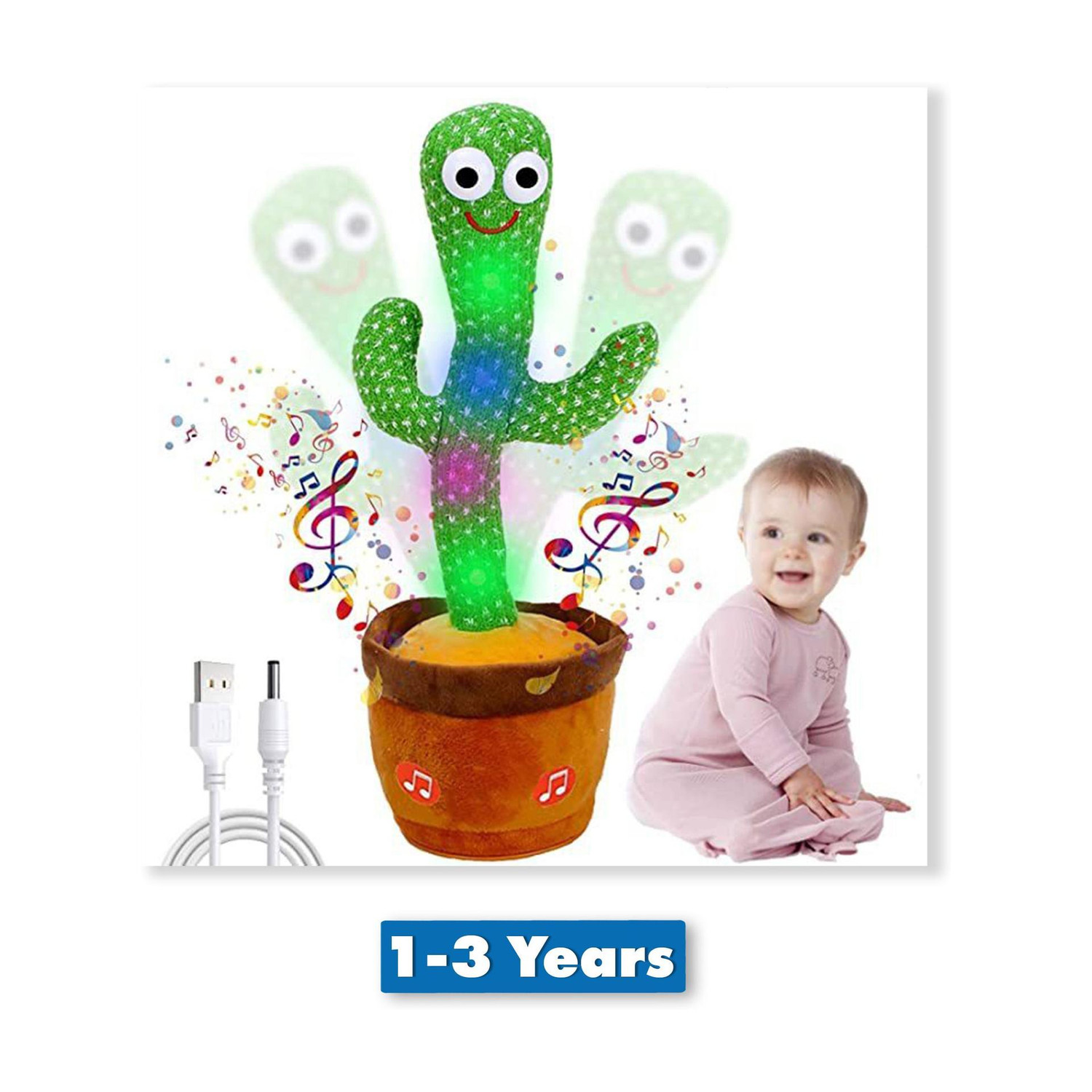 totoy Talking Plant Plush Toy - Image 6