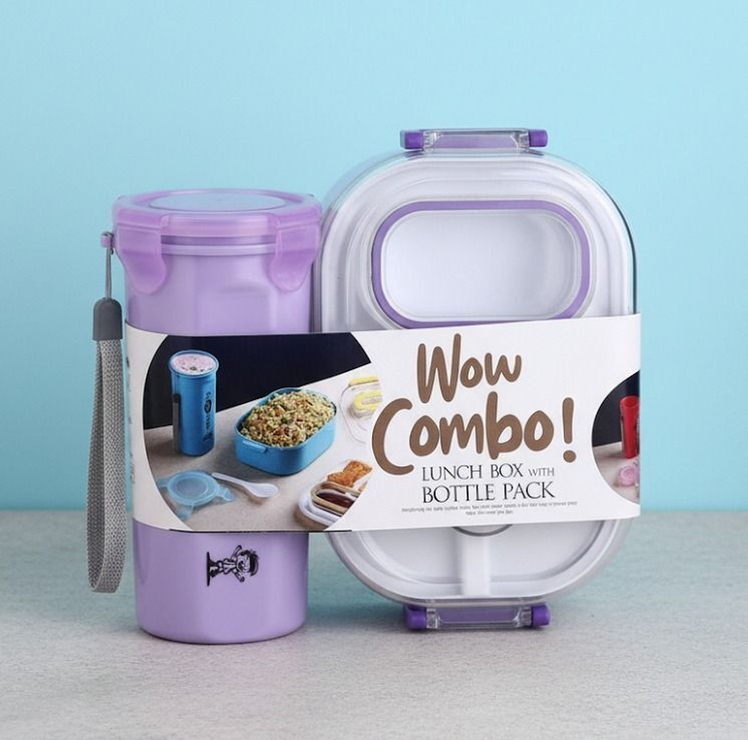 Image of ABC Shine Stainless Steel Airtight Leak-Proof Lunch Box for Office, School, Picnic 2 Containers Stainless Steel Office Lunch Box (800 ml)