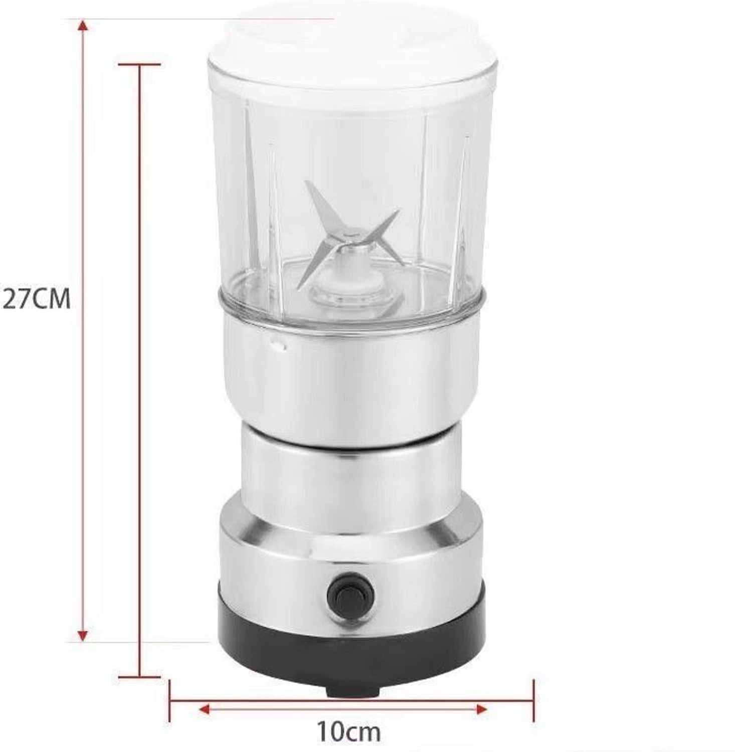Image of HSH GOLDI Ult-31 150 W Juicer Mixer Grinder (Spice Grinder Electric Coffee Grinder & Juicer-Silver | 1 Jar | Silver)