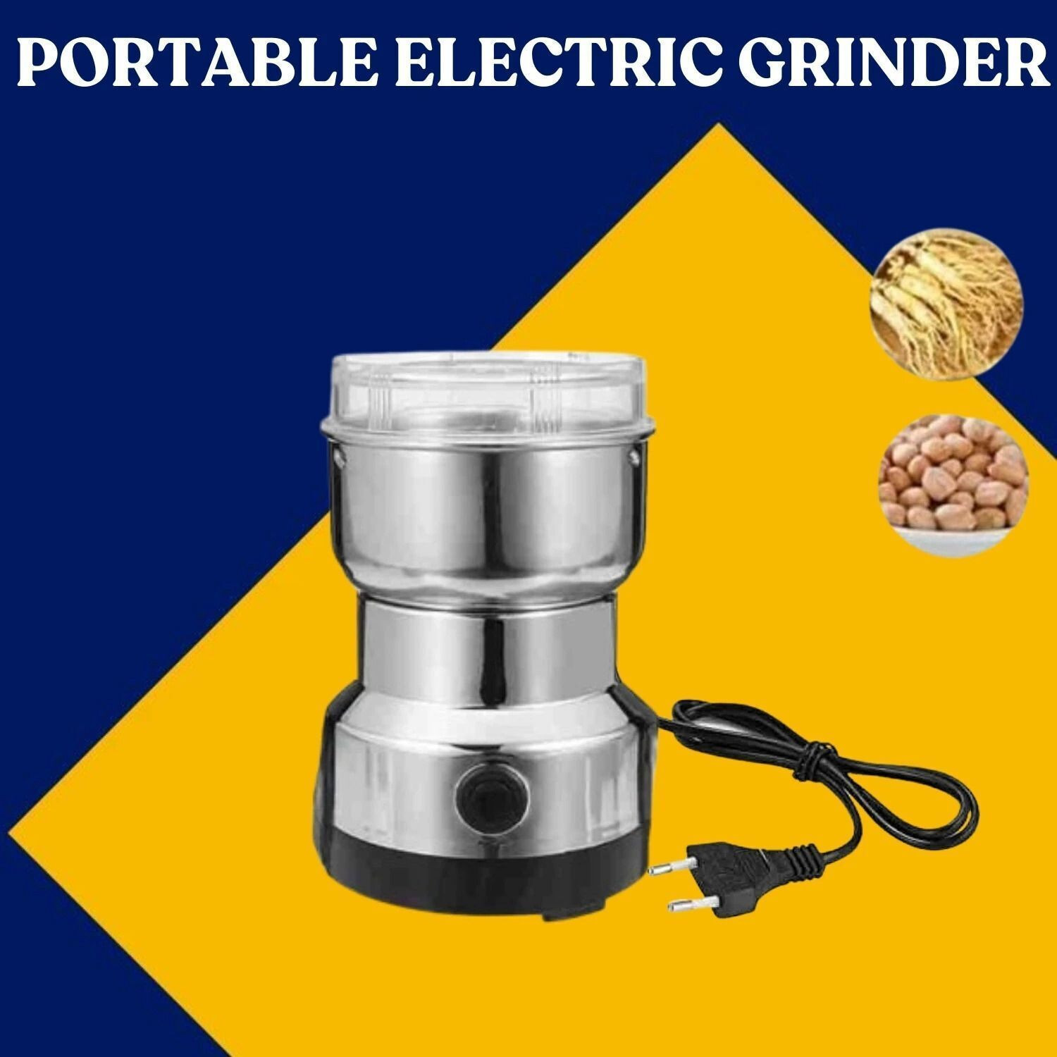 Image of princemarkett Pro Fruit Juicer 200 W Juicer Mixer Grinder (AYY 506Y ELECTRIC JUICER MIXER GRINDER RECHARGEABLE USB BOTTLE BLENDER SHAKER | 1 Jar | Multicolor)