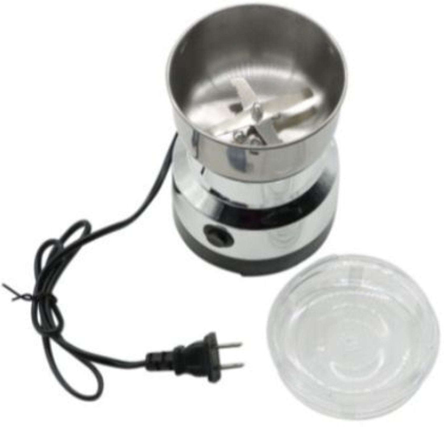 Image of Manasa RV102 220 500 W Mixer Grinder (EX-White Wings Mini Stainless Steel Coffee Spice Nuts Grains Bean Grinder | 1 Jar | Multicolor)