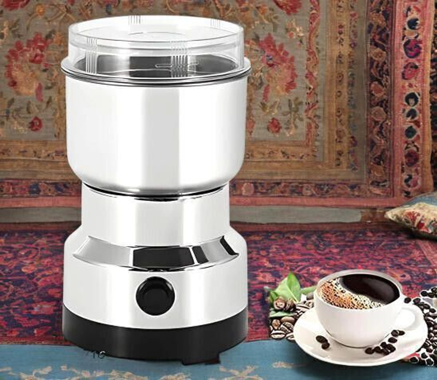 Image of HSH GOLDI Ult-31 150 W Juicer Mixer Grinder (Spice Grinder Electric Coffee Grinder & Juicer-Silver | 1 Jar | Silver)