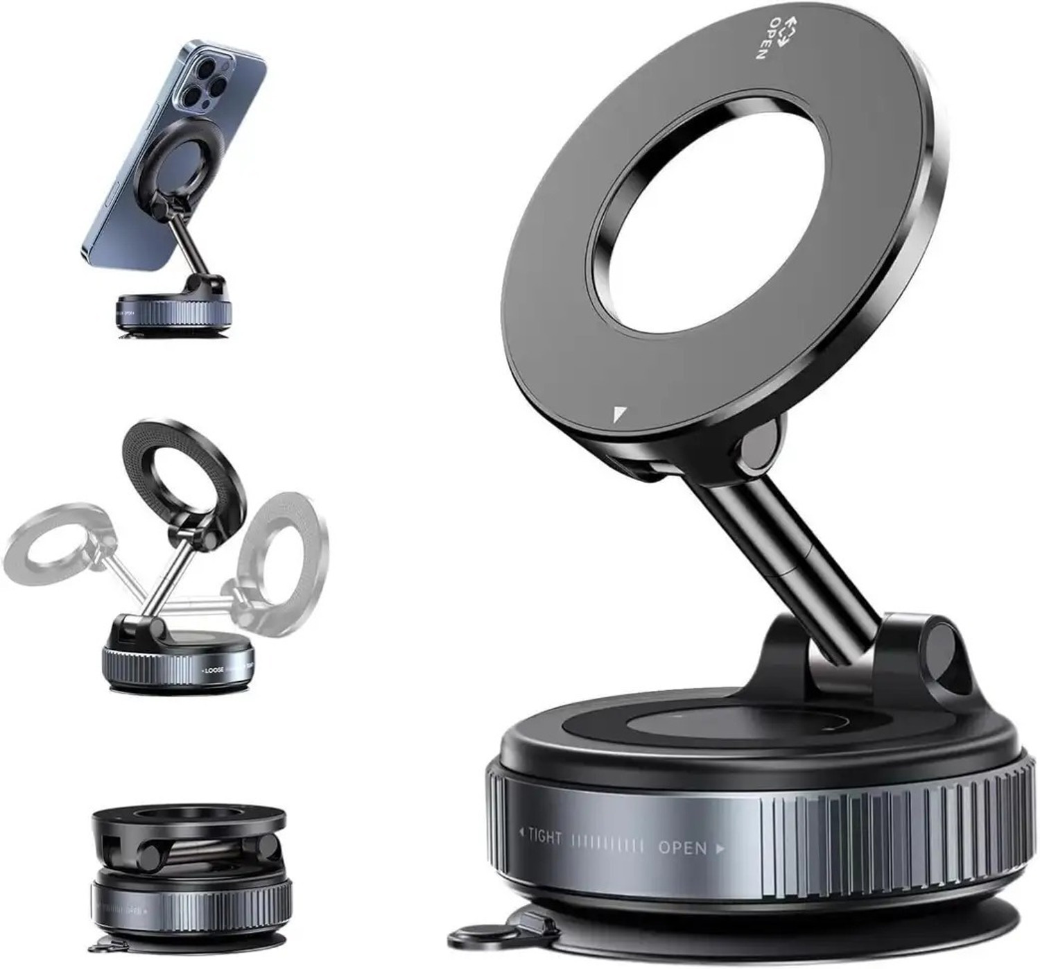 Image of Hold up Magnetic Mobile stand holder roatation and adjustable Mobile Holder