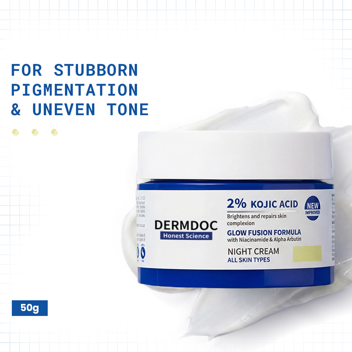 DermDoc 2% Kojic Acid Night Cream - Image 6