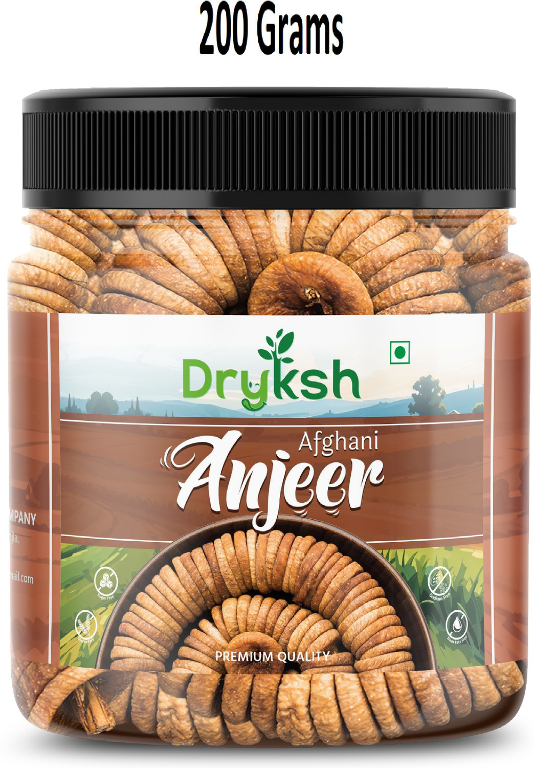 Dryksh Premium Afghani Anjeer 200g | Dried Figs | Anjir | Healthy Figs Price in...