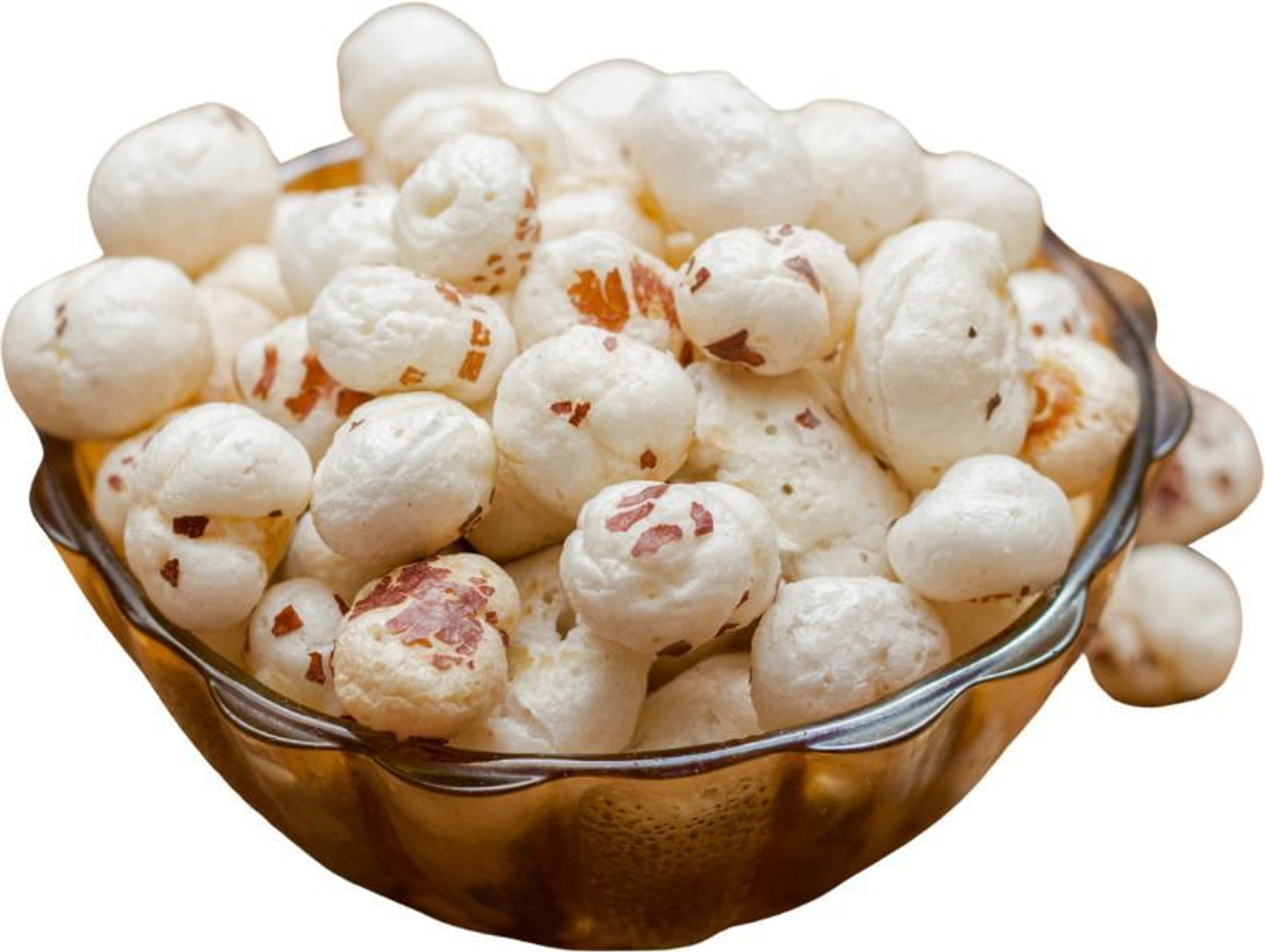 Image of triangle Makhana, Fox Nuts (Phool Makhana), 1 Kgs | Small Medium Mix| Lotus Seeds Fox Nut (4 x 250 g)