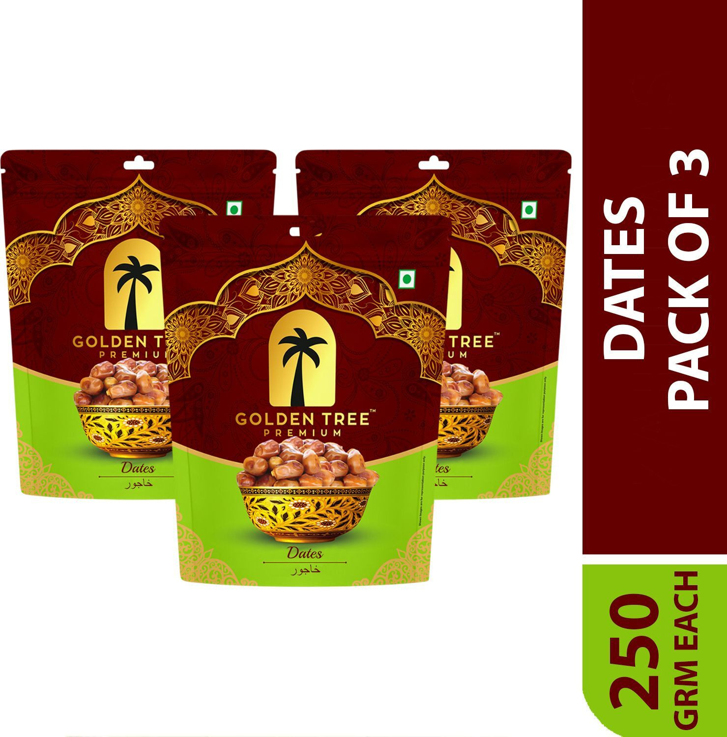 Image of Mv platter Premium Quality Arabian Dates for Healthy Snacking Dates (1 x 250 g)