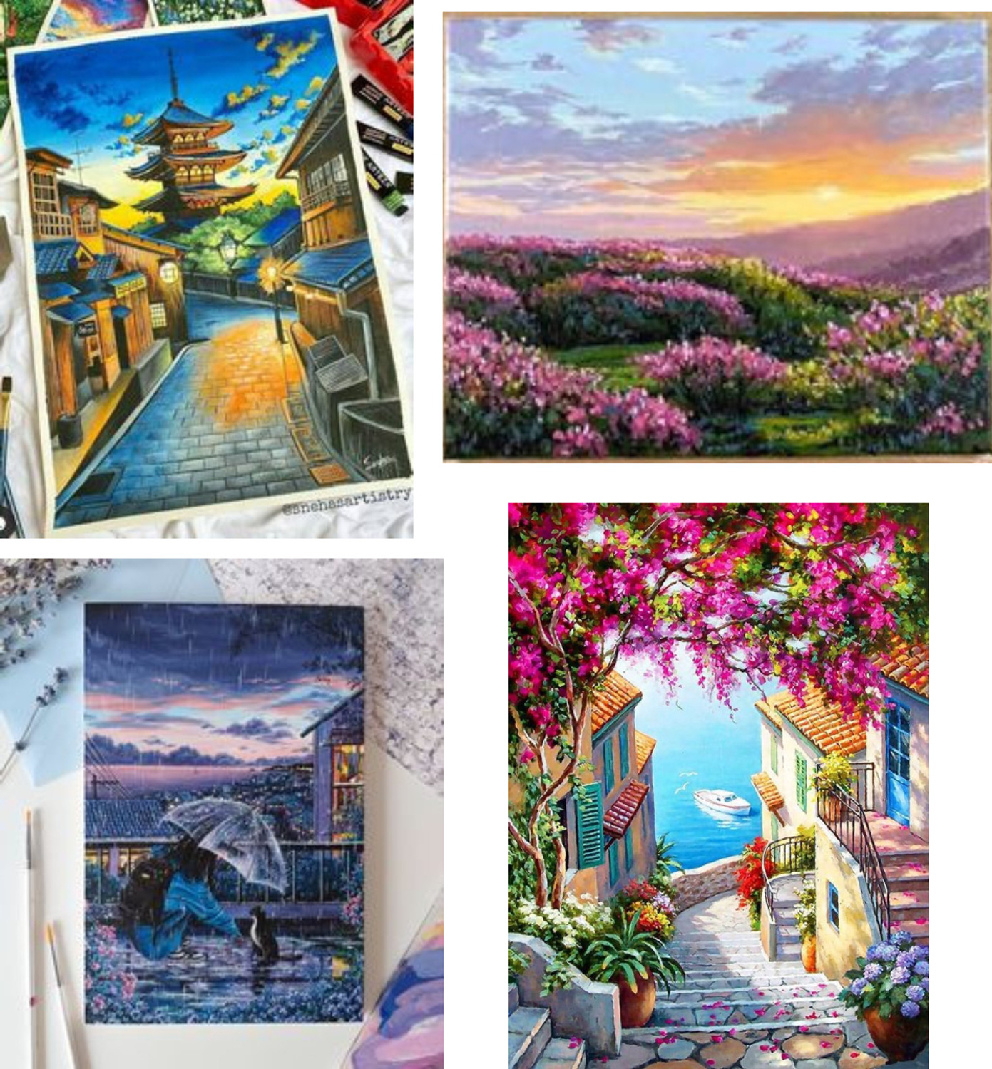 Image of Camel ARTIST ACRYLIC 24 COLOURS X 9 ML EACH & ARTISTS' MINIATURE BRUSH SET OF 12
