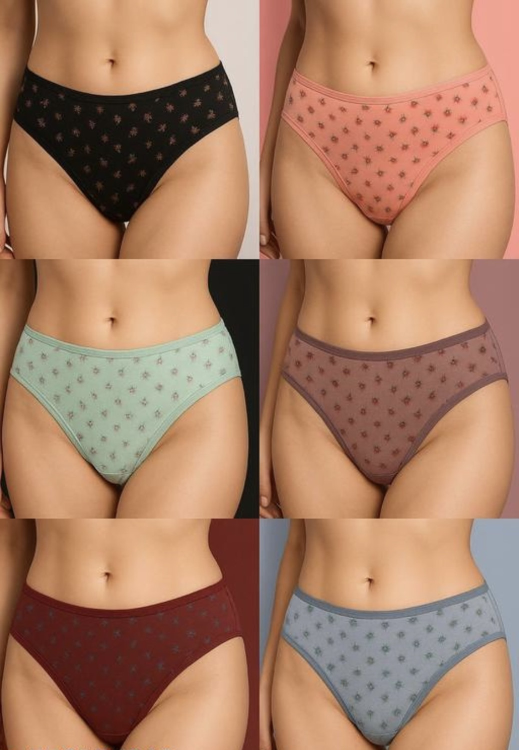 BYGROW Women Hipster Multicolor Panty Price in India - Buy BYGROW Women Hipster...