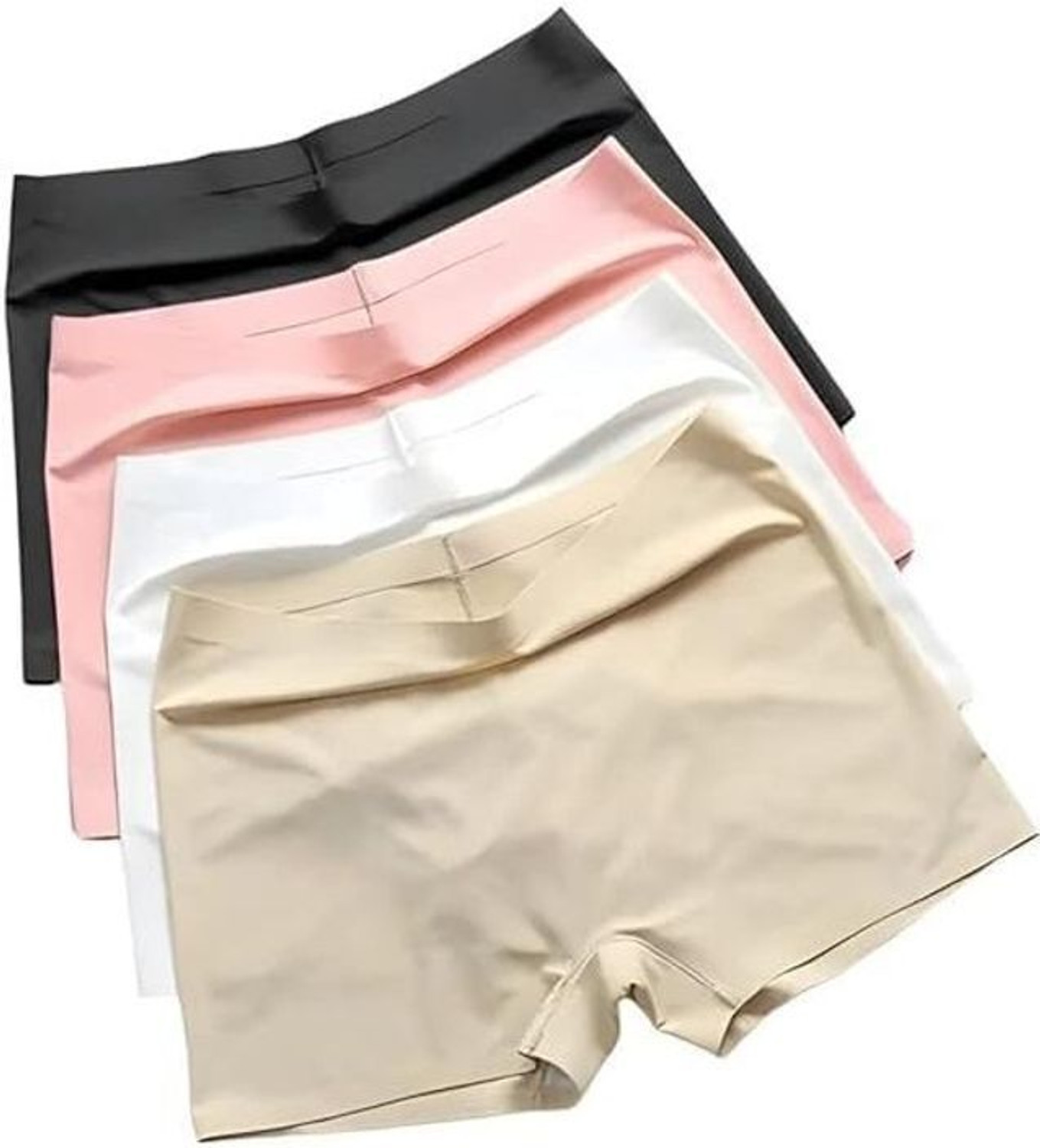 Image of jocker Pack of 5 Women Boy Short White, Pink, Grey, Red, Dark Blue Panty