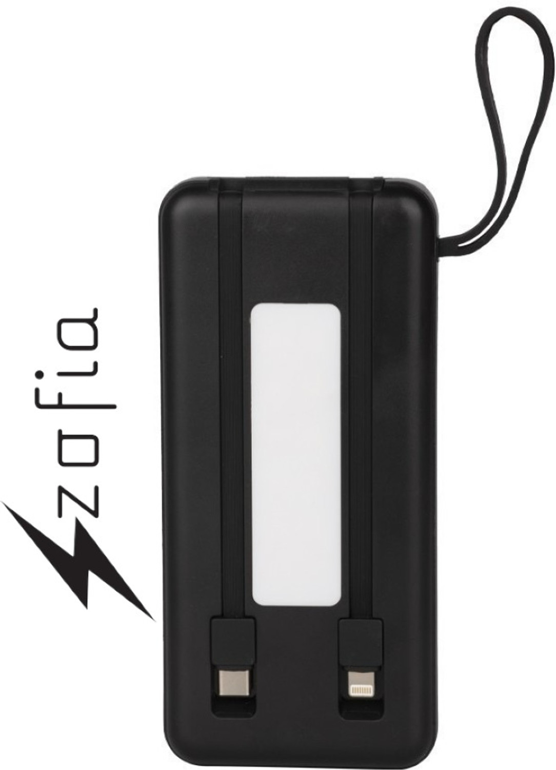 Image of zofia 30000 mAh 22.5 W Compact Pocket Size Power Bank (Black, Lithium Polymer, Quick Charge 4.0, Power Delivery 3.0, Fast Charging for Mobile, Earbuds, Smartwatch, Smartband, Speaker)